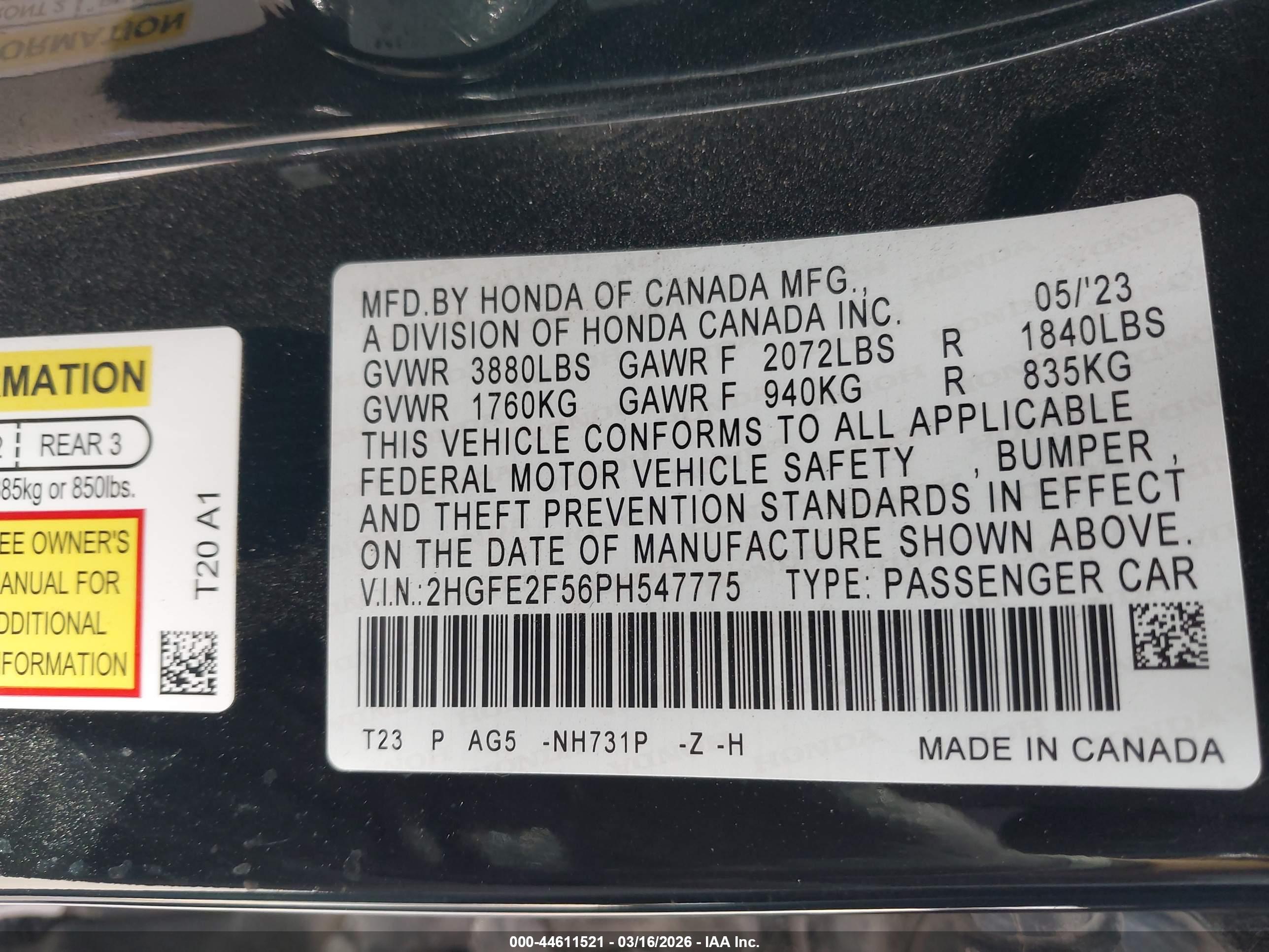 HONDA CIVIC image 9