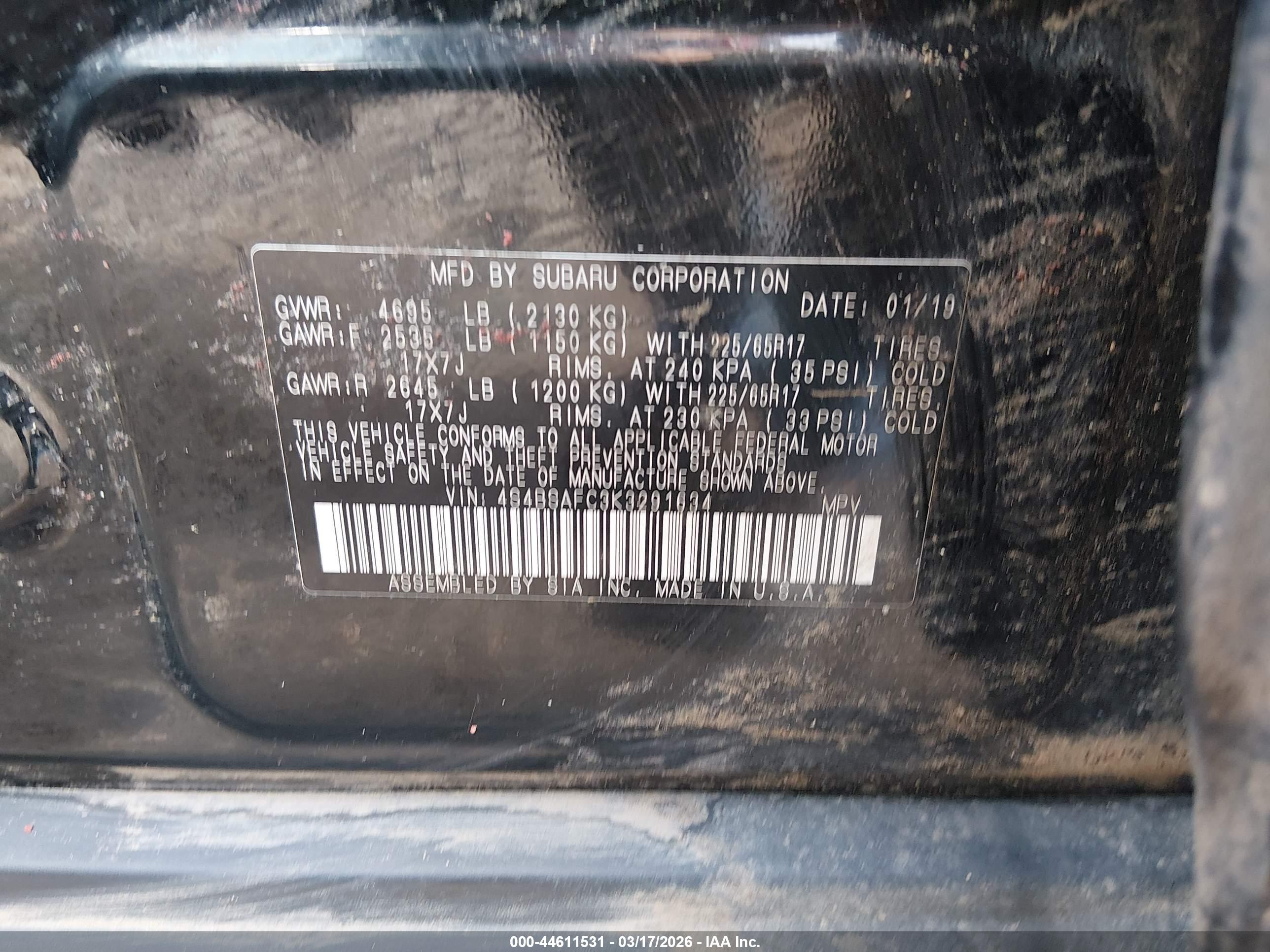 SUBARU OUTBACK image 9