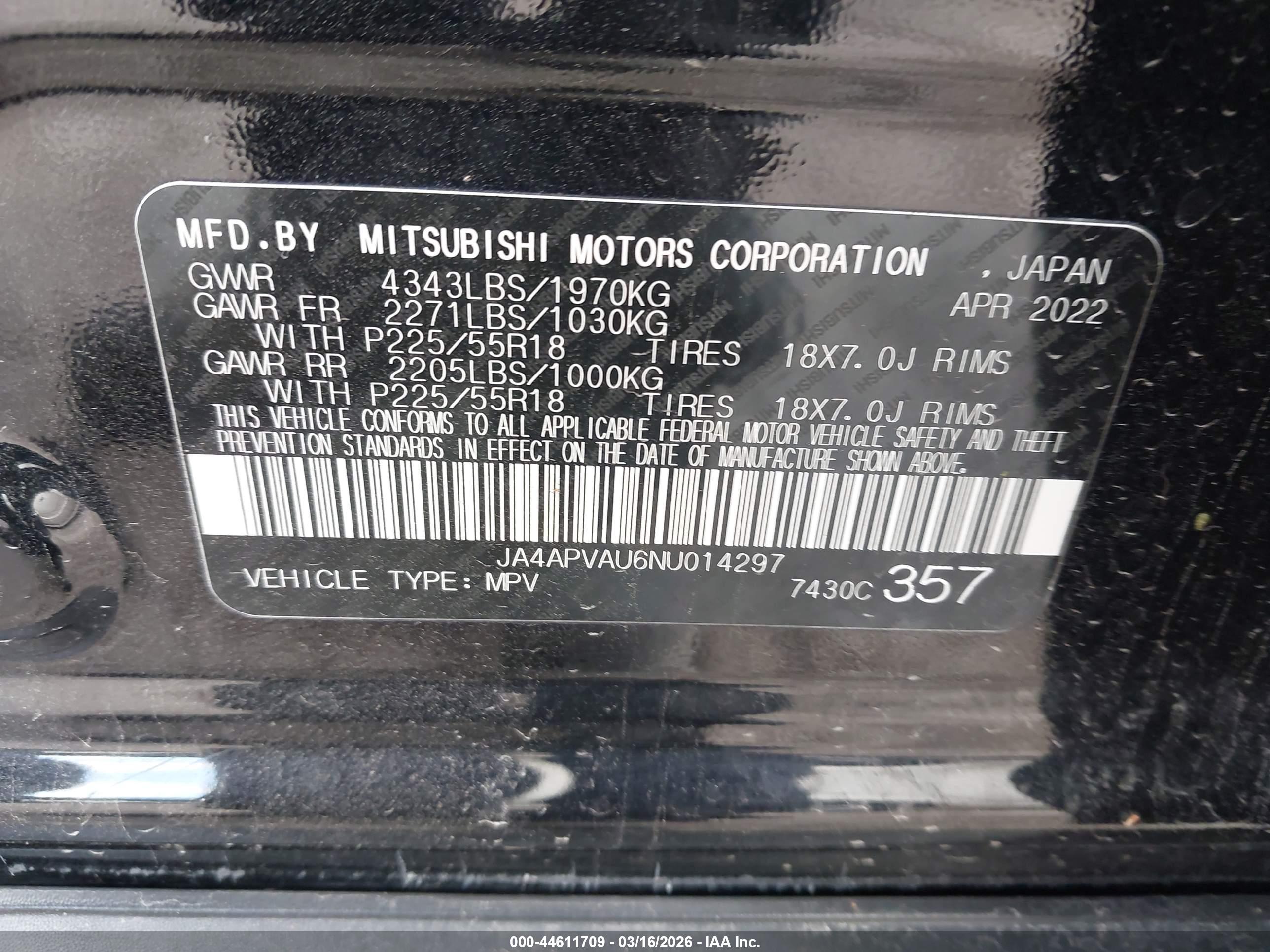 MITSUBISHI OUTLANDER image 9
