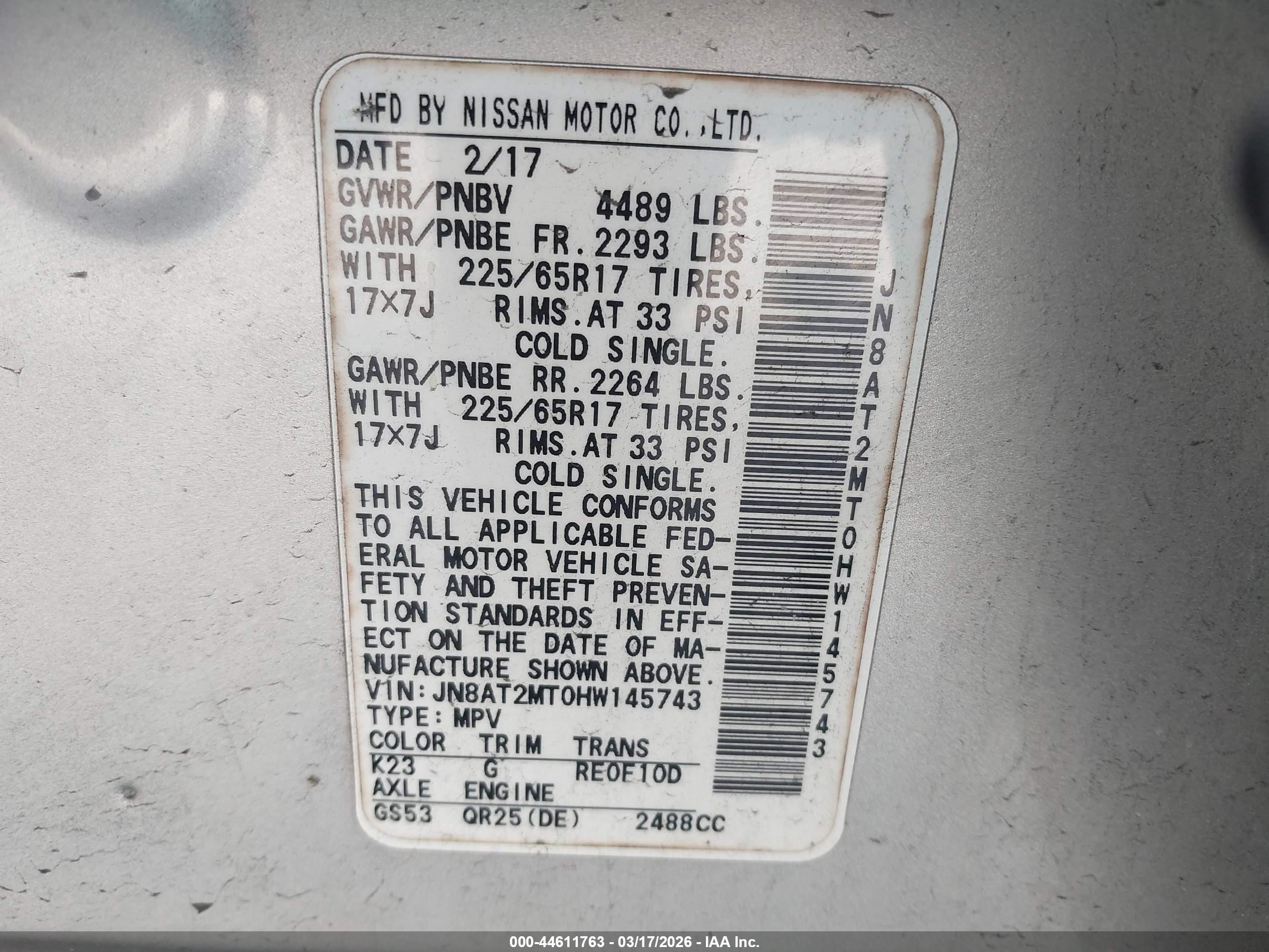 NISSAN ROGUE image 9