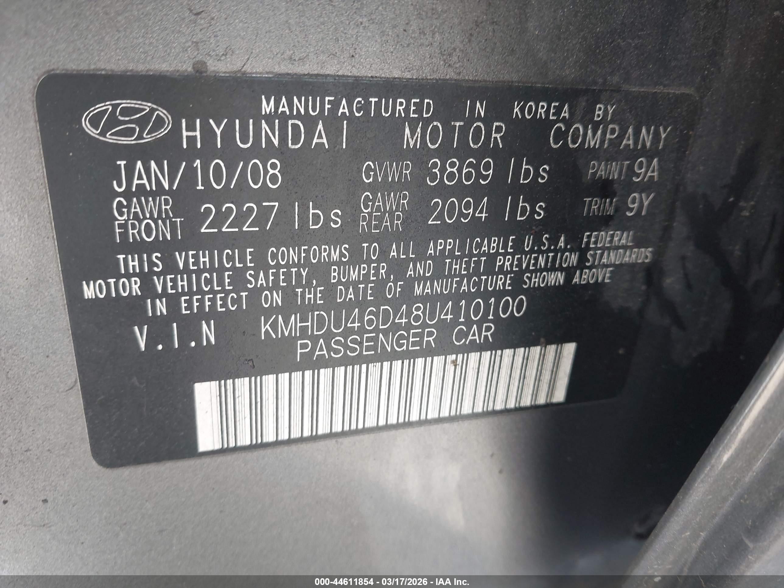 HYUNDAI ELANTRA image 9