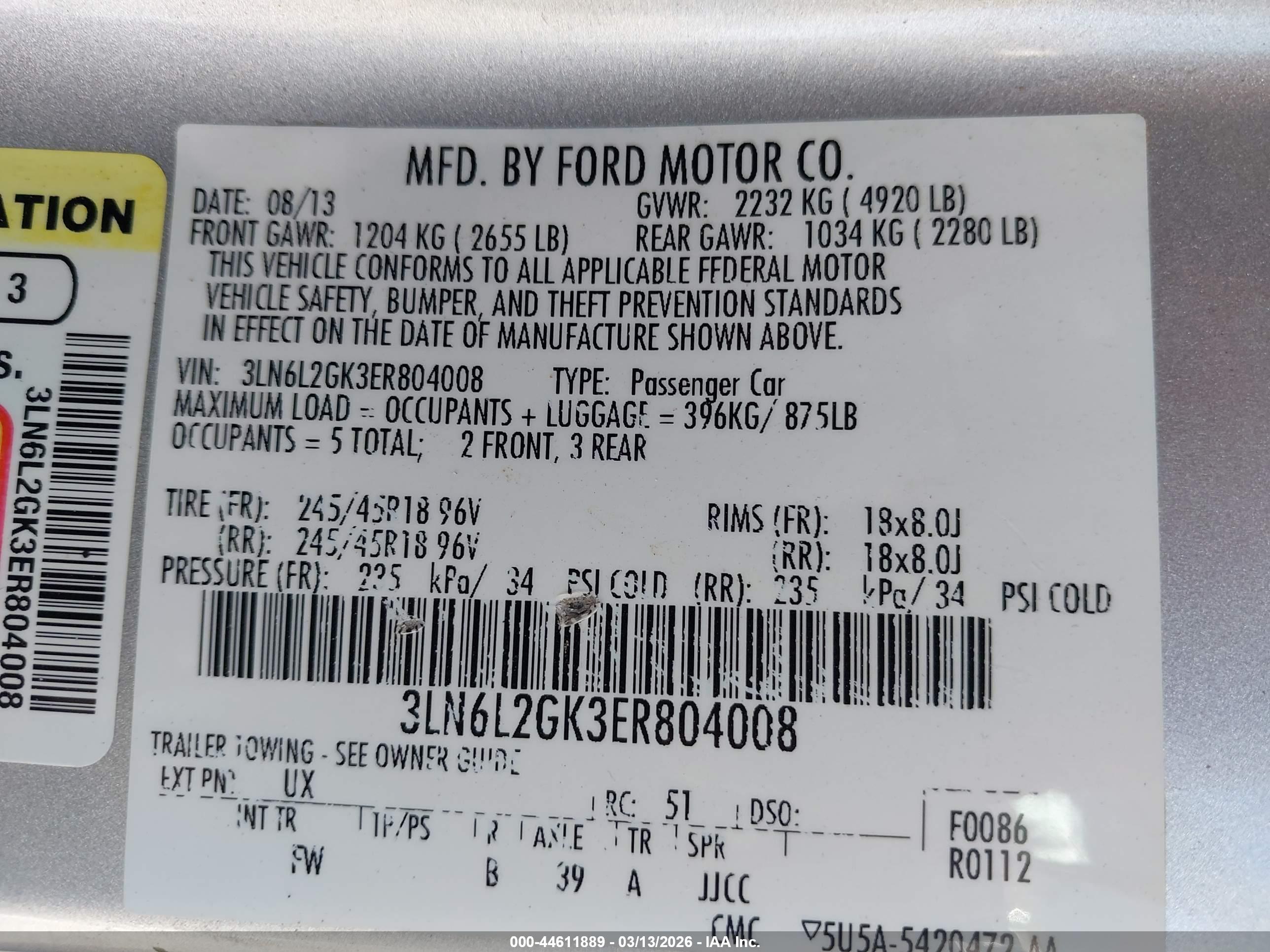 LINCOLN MKZ image 9