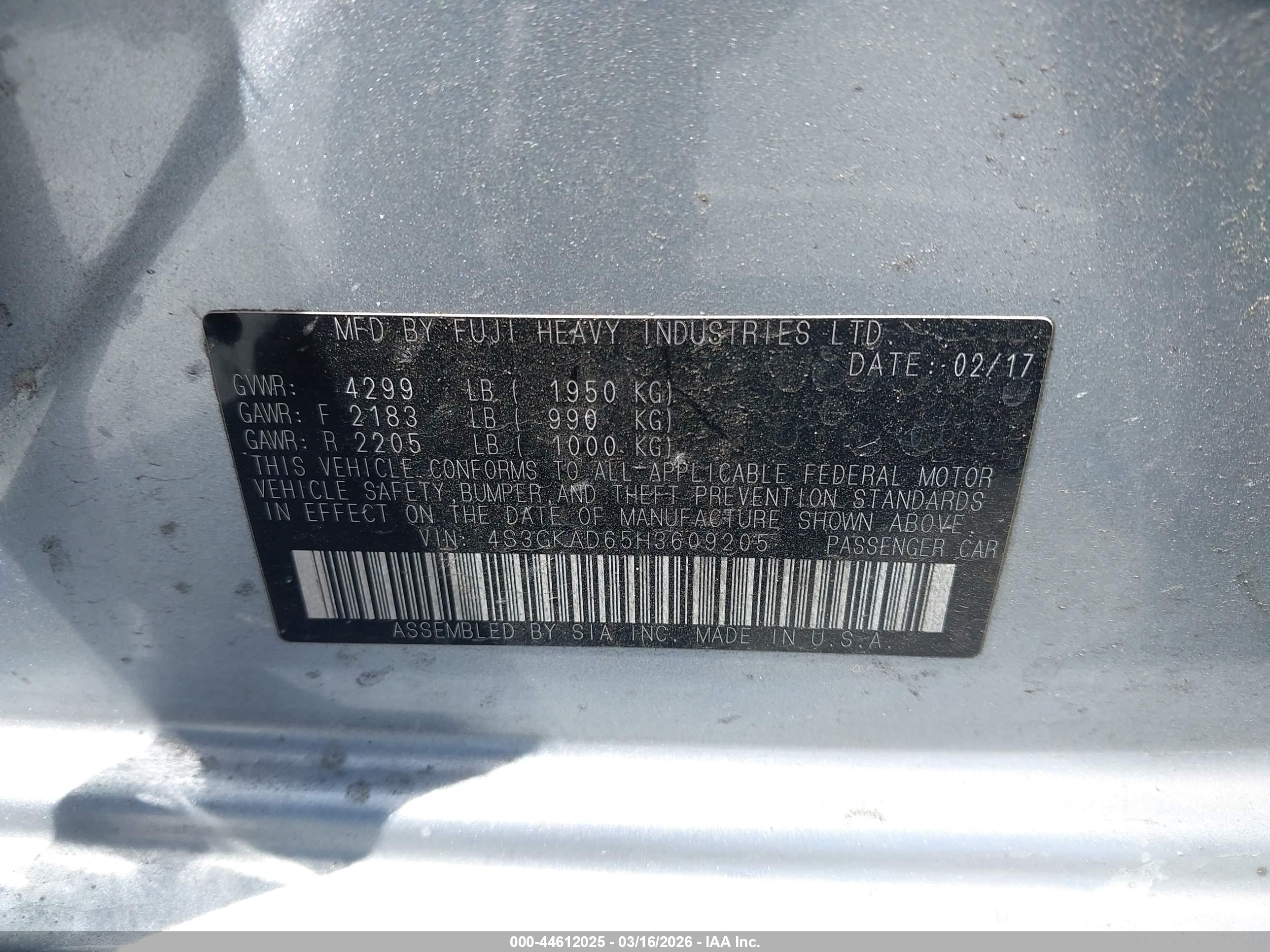 SUBARU IMPREZA image 9