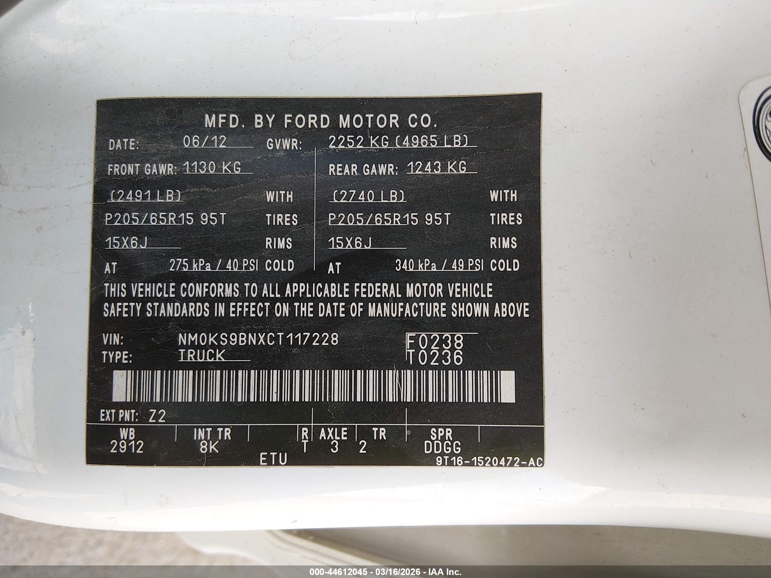 FORD TRANSIT image 9