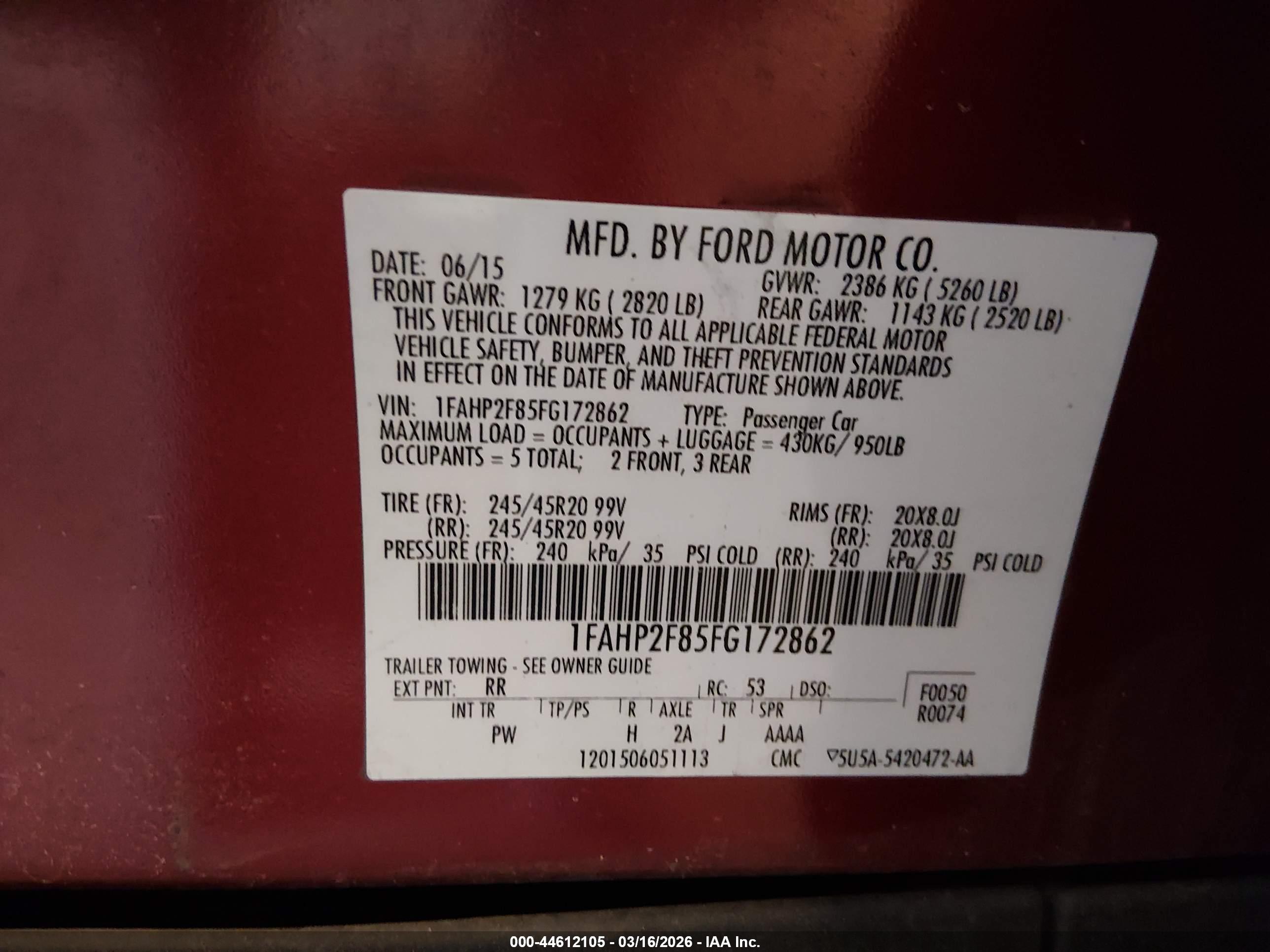FORD TAURUS image 9