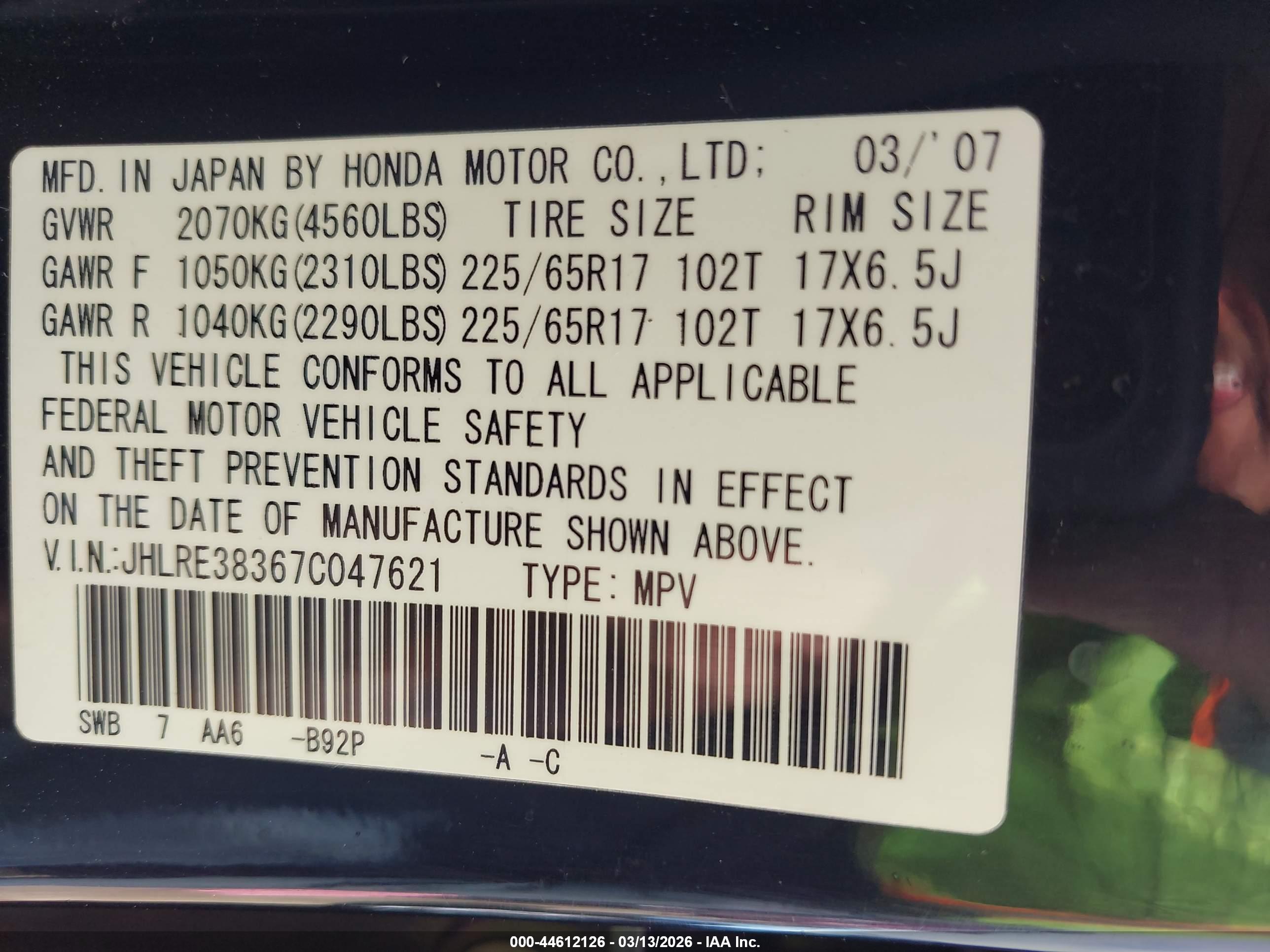 HONDA CR-V image 9