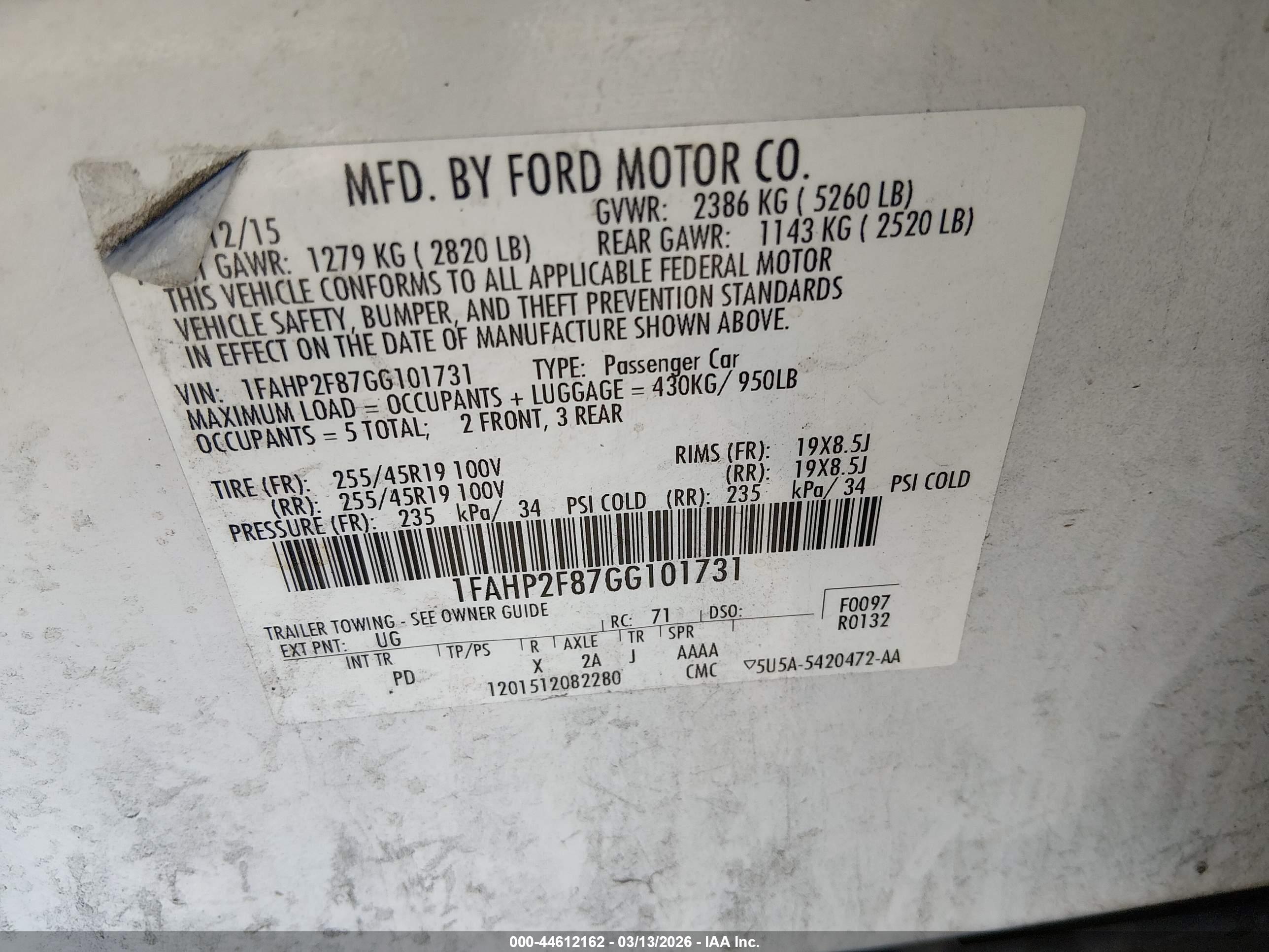 FORD TAURUS image 9