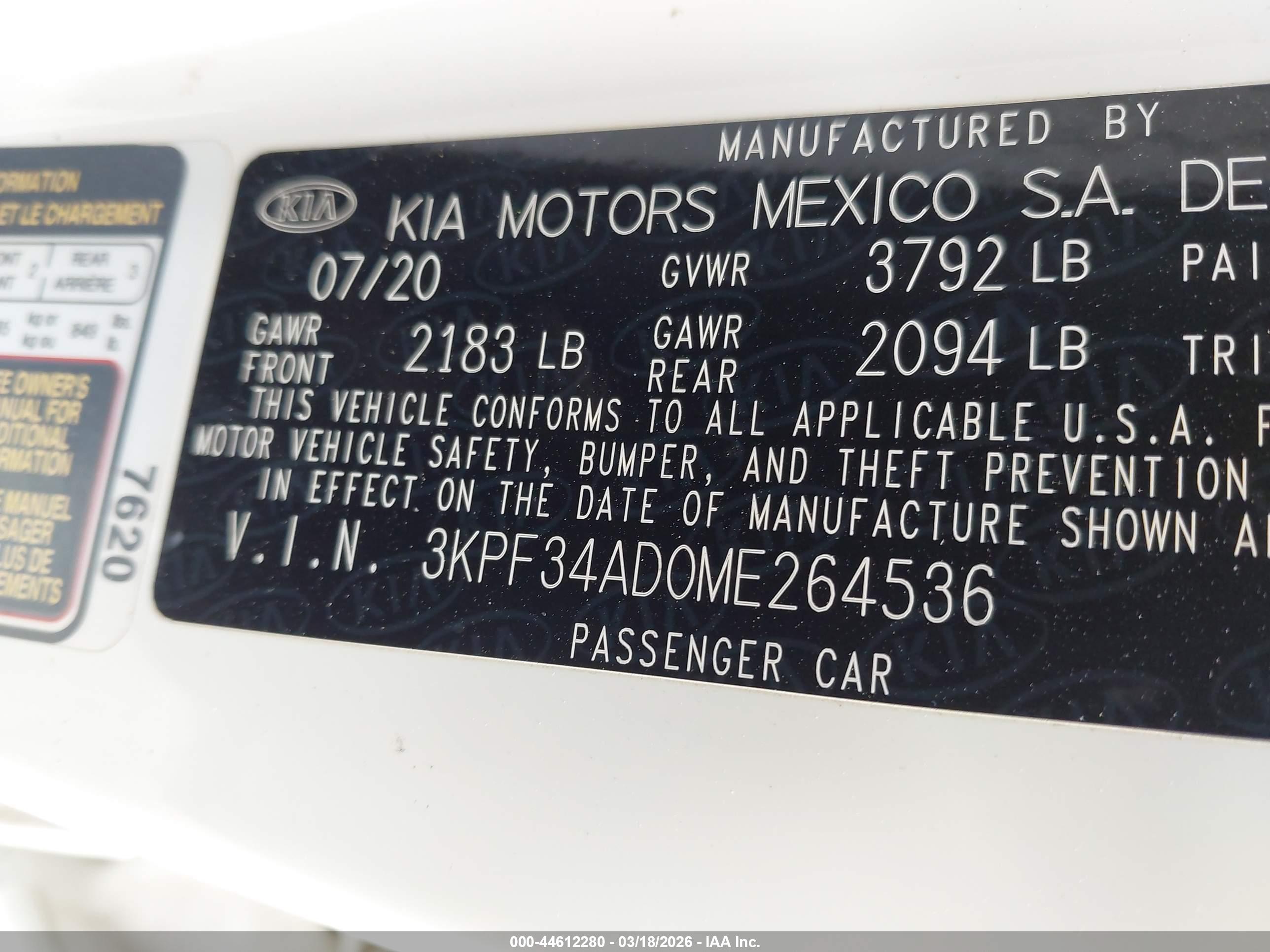 KIA FORTE image 9