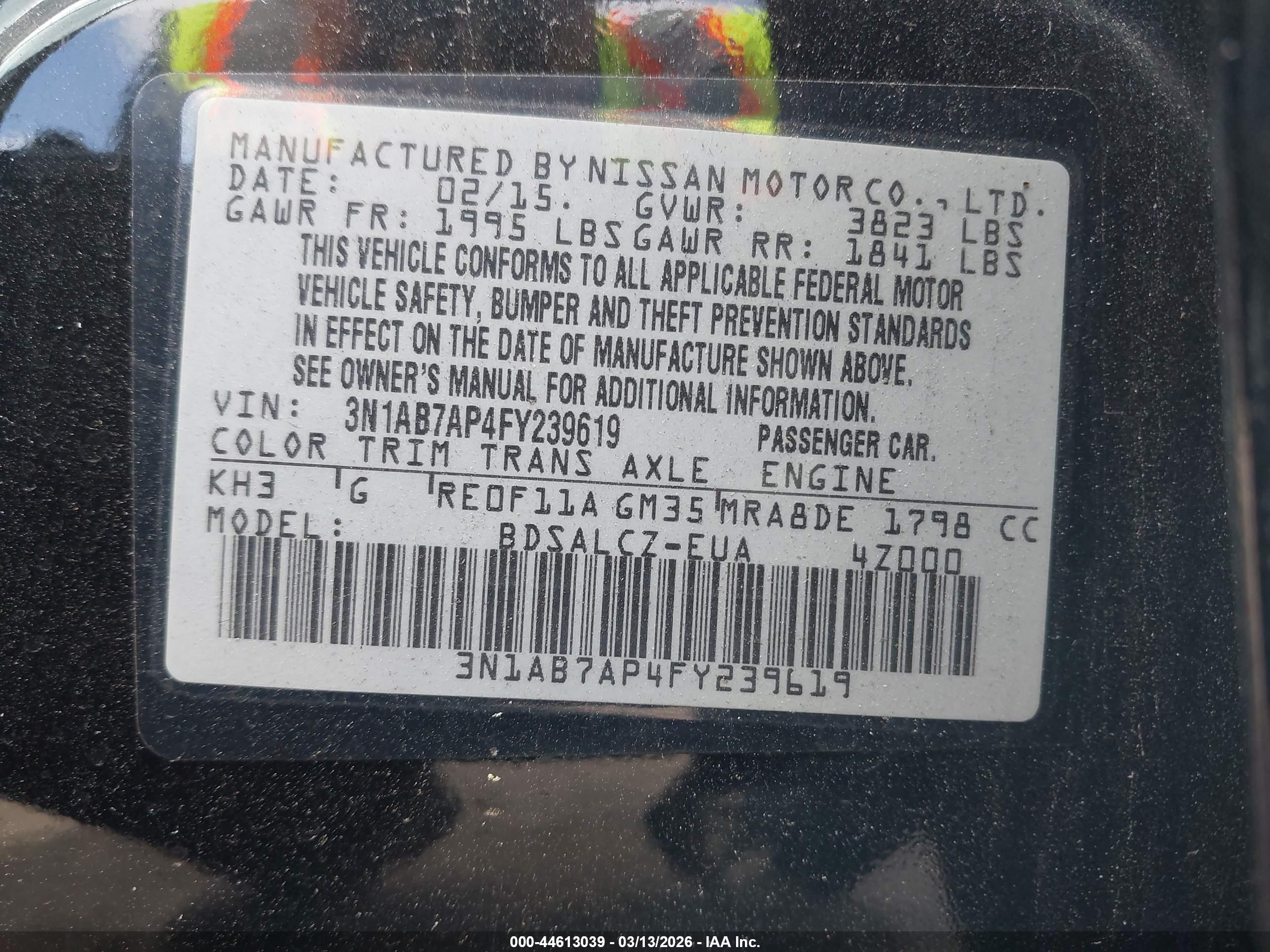 NISSAN SENTRA image 9