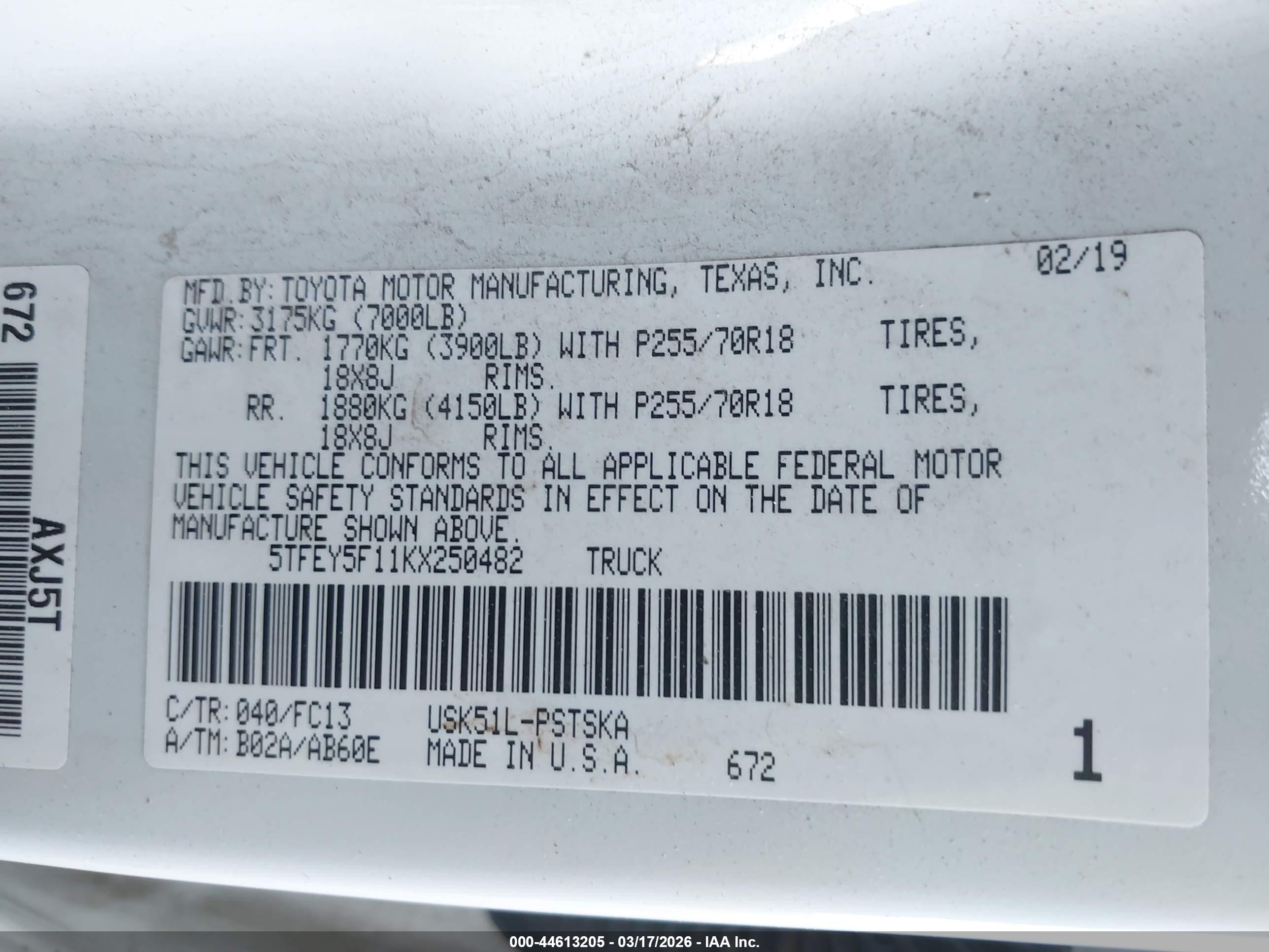 TOYOTA TUNDRA image 9