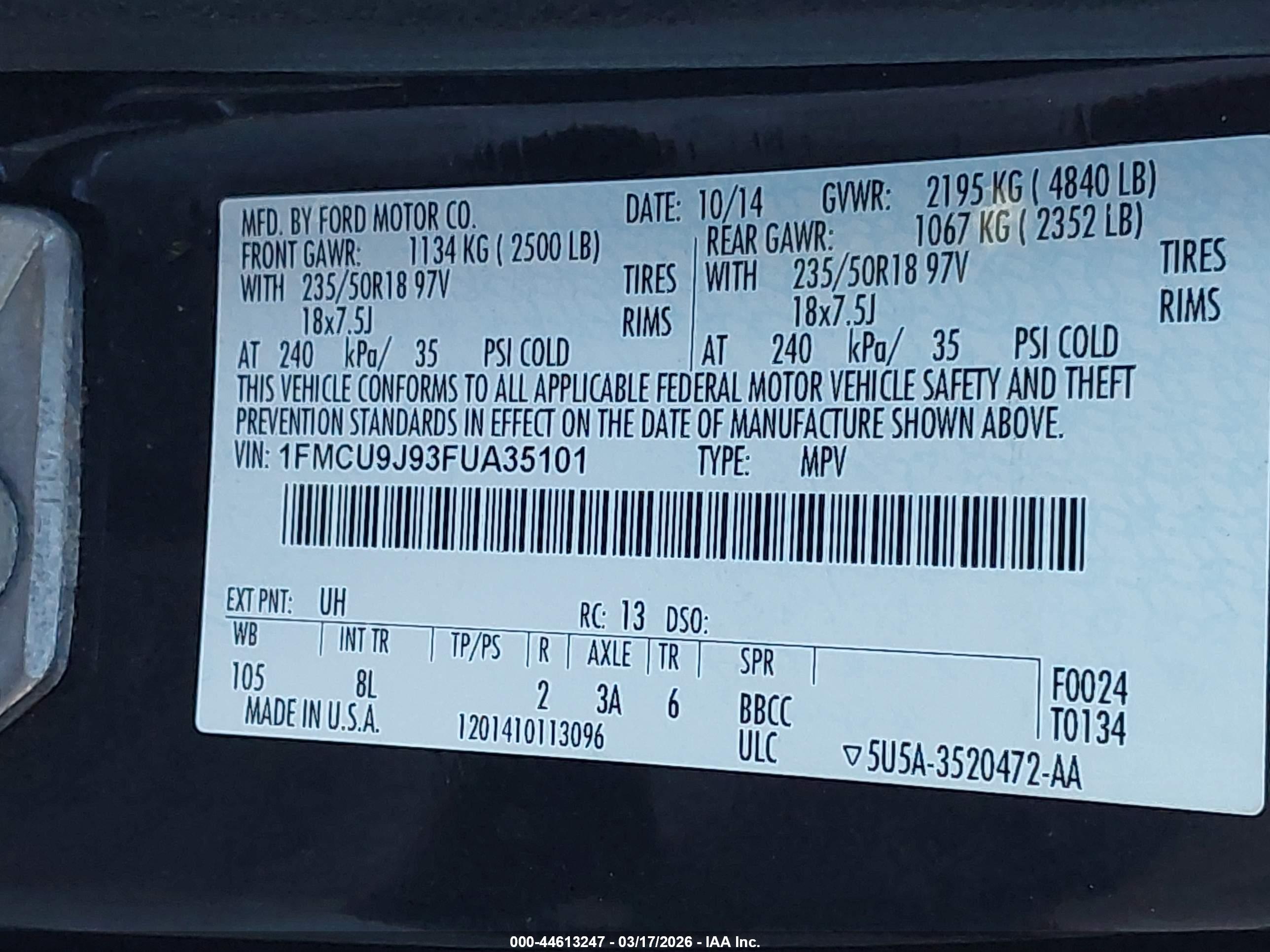 FORD ESCAPE image 9