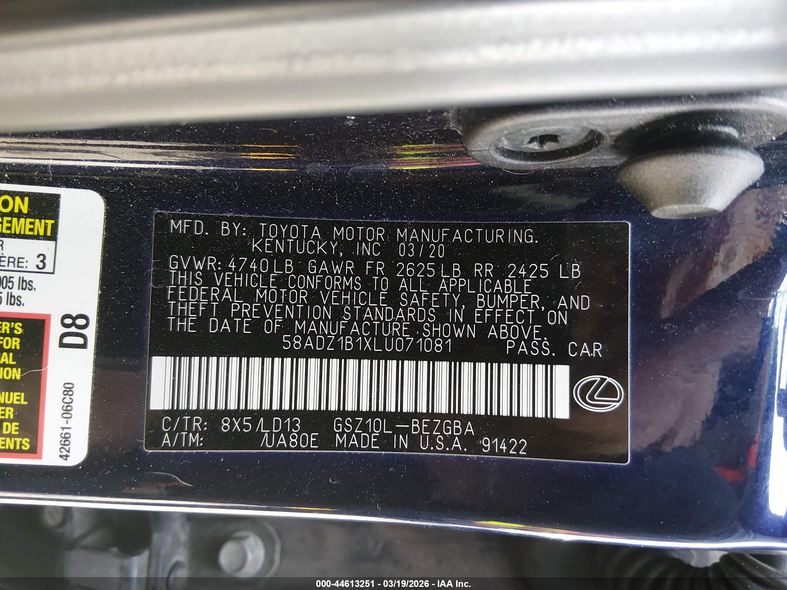 LEXUS ES image 9