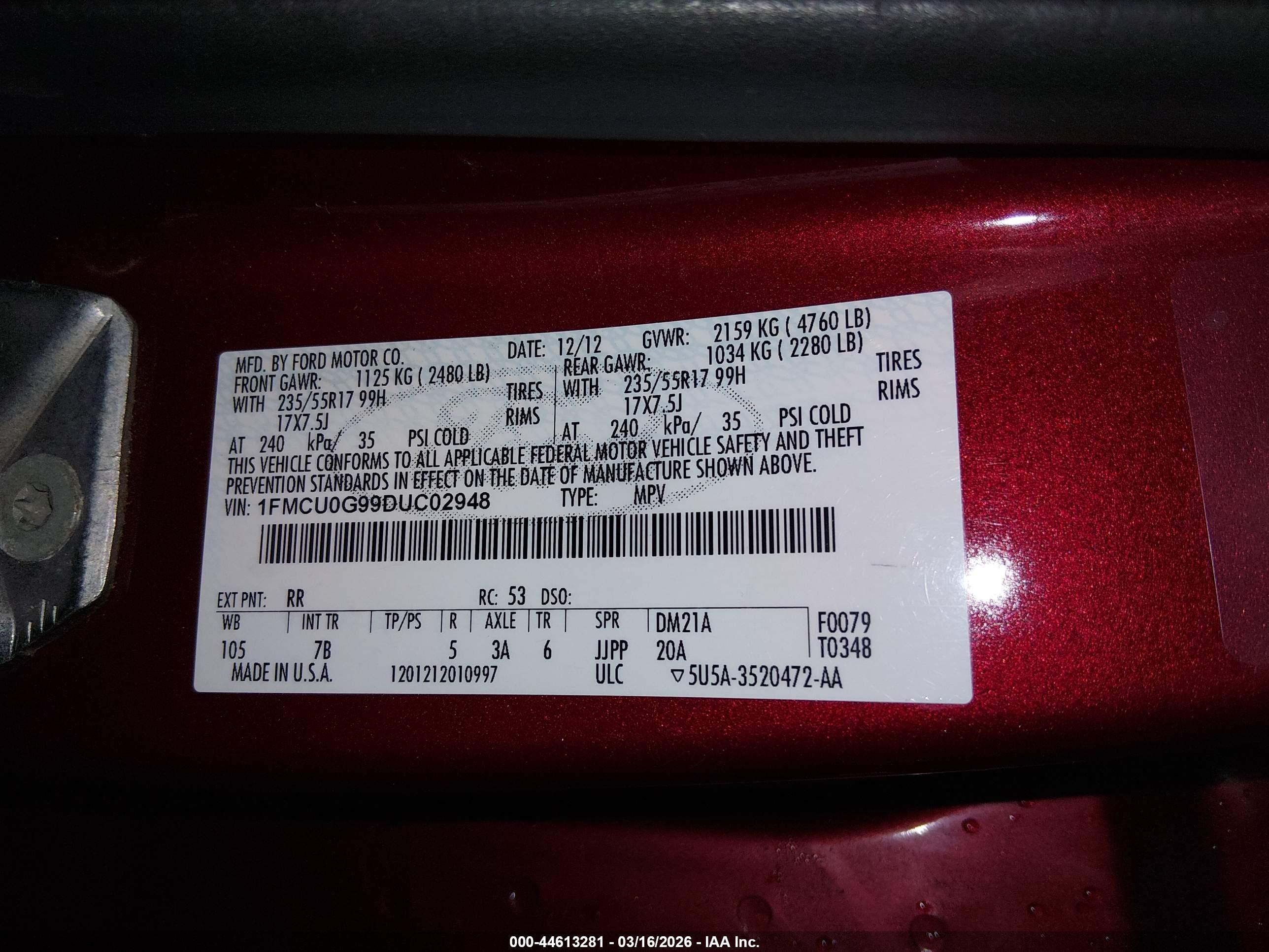 FORD ESCAPE image 9