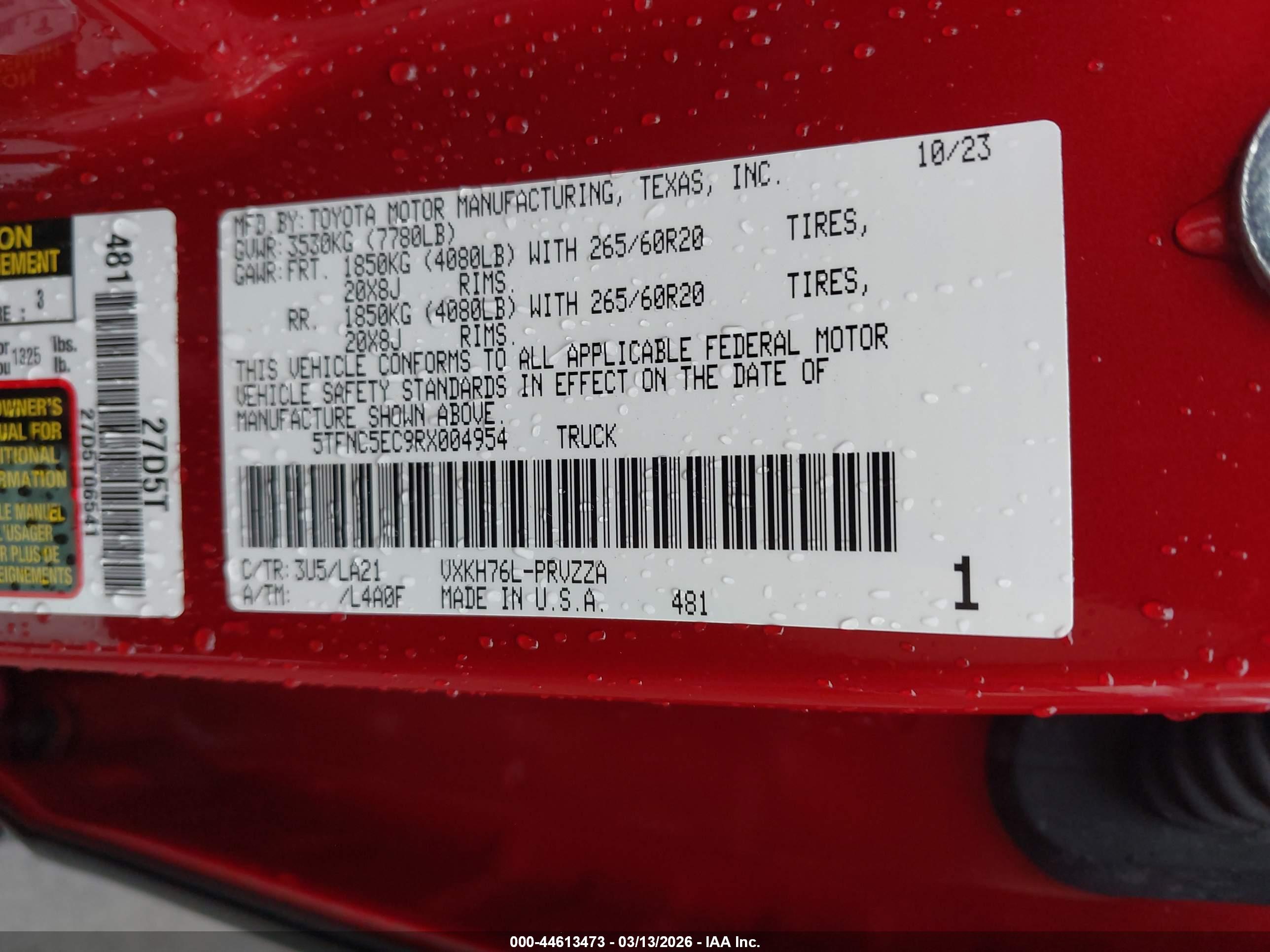 TOYOTA TUNDRA image 9