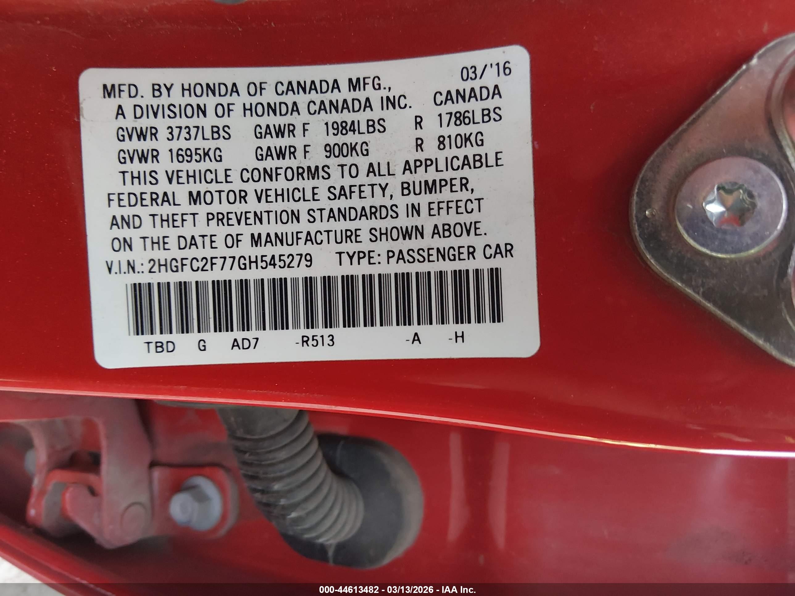 HONDA CIVIC image 9