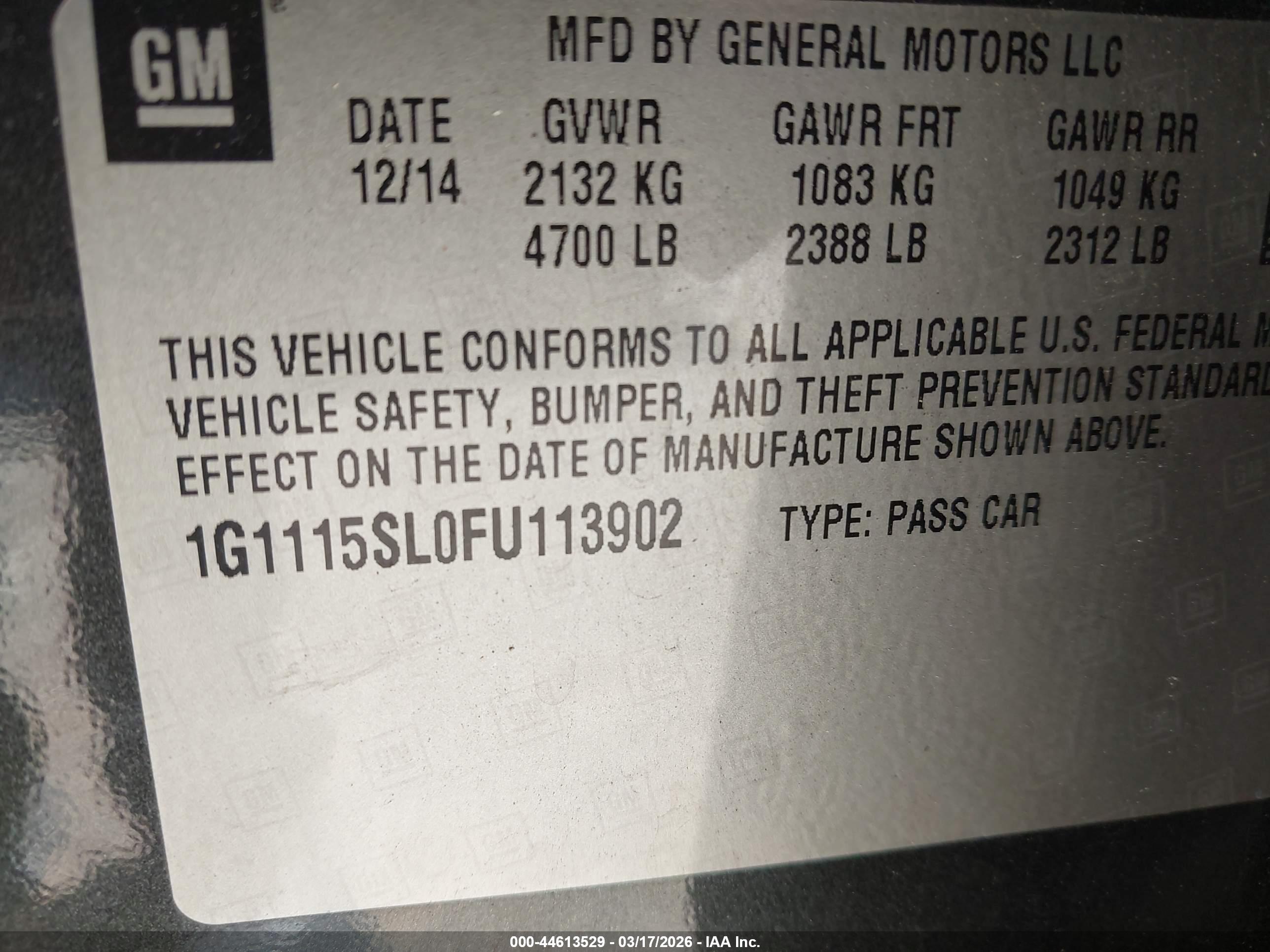 CHEVROLET IMPALA image 9