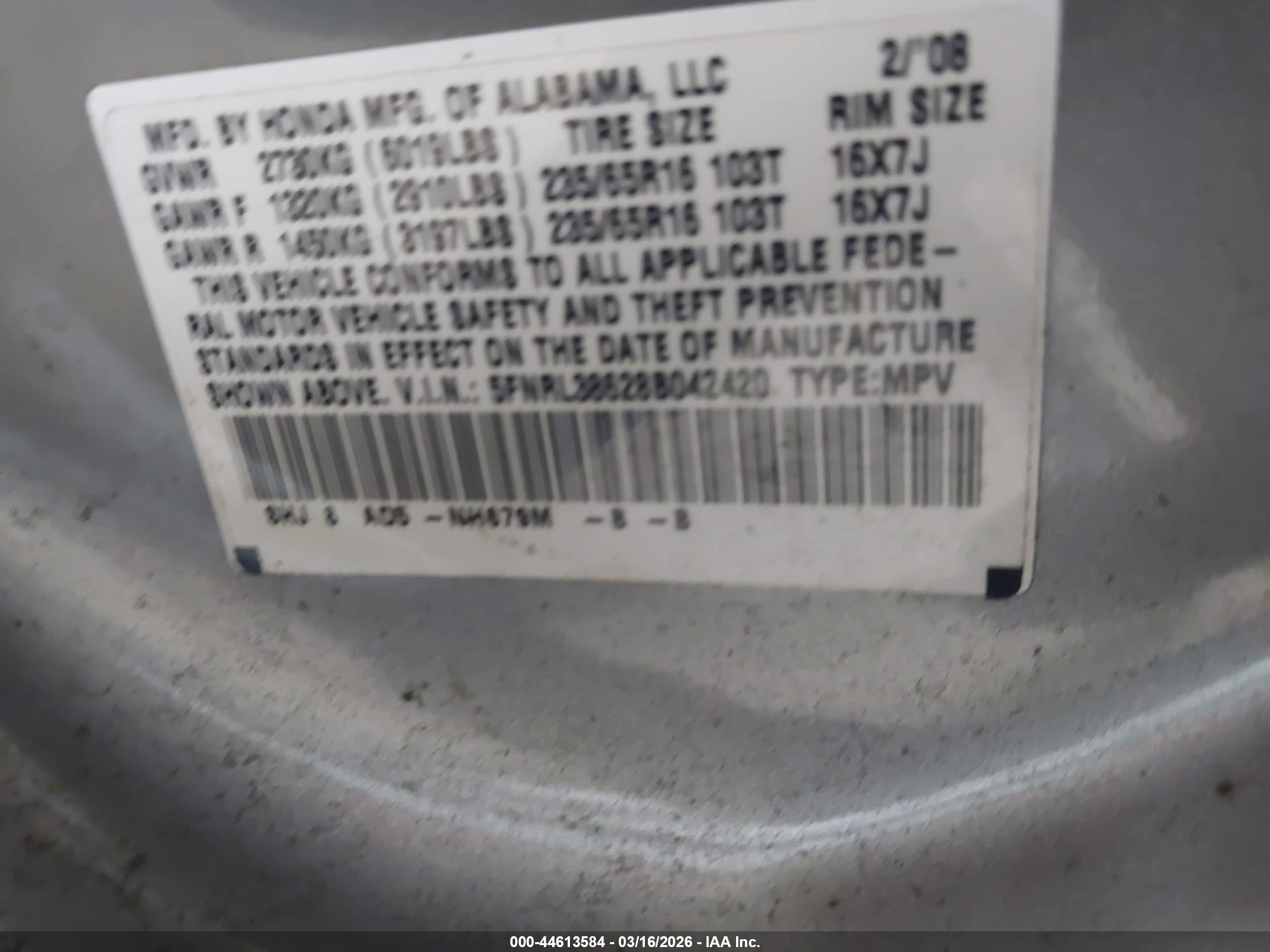HONDA ODYSSEY image 9