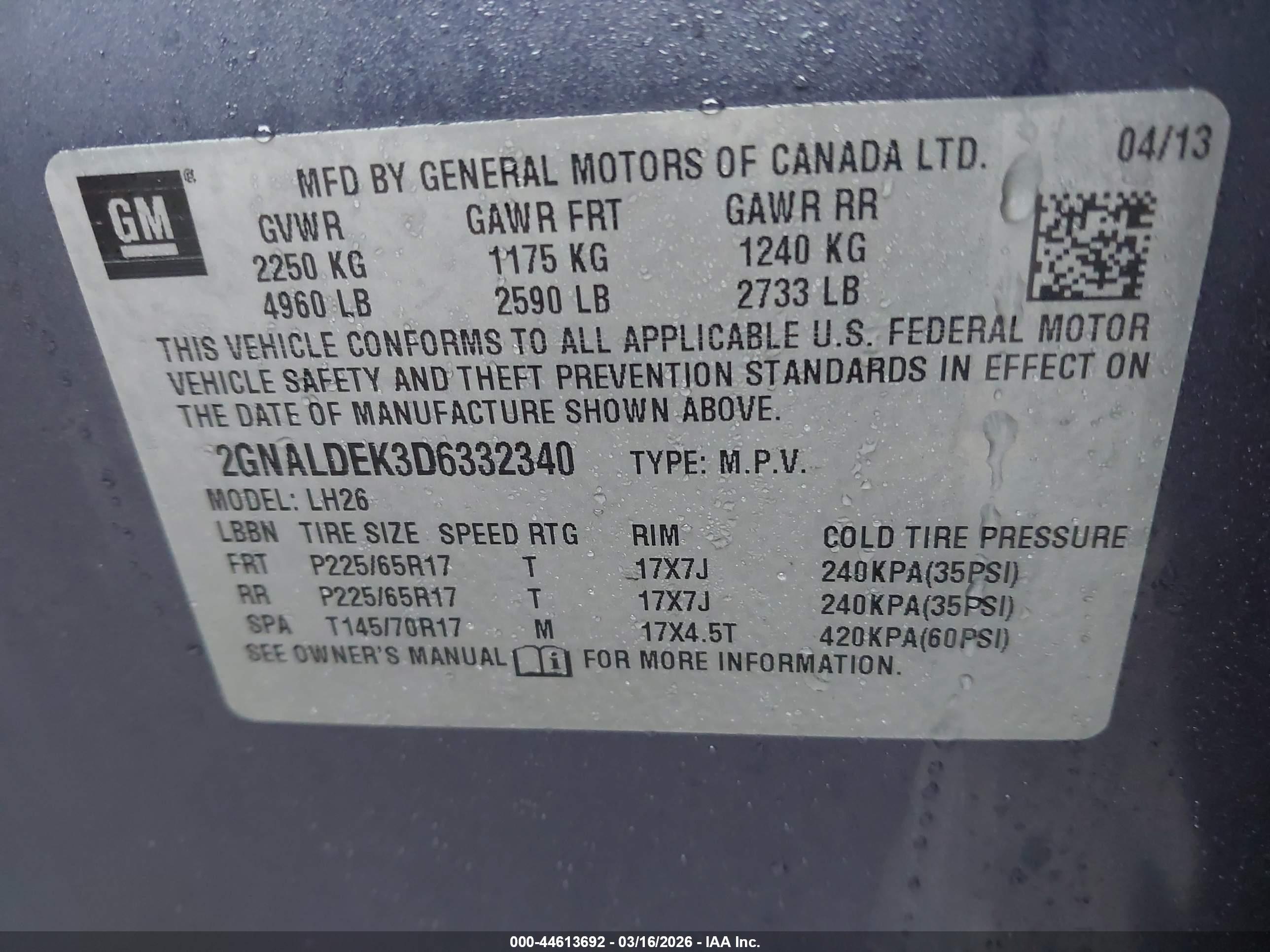 CHEVROLET EQUINOX image 9
