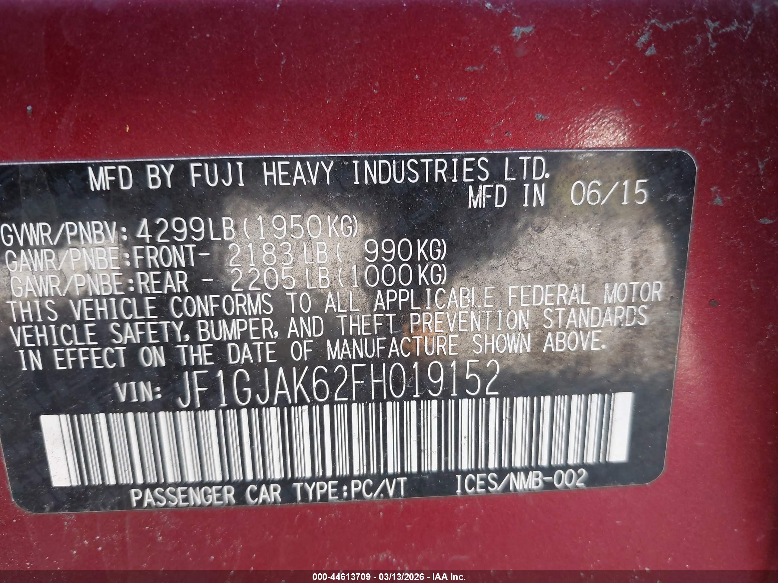 SUBARU IMPREZA image 9