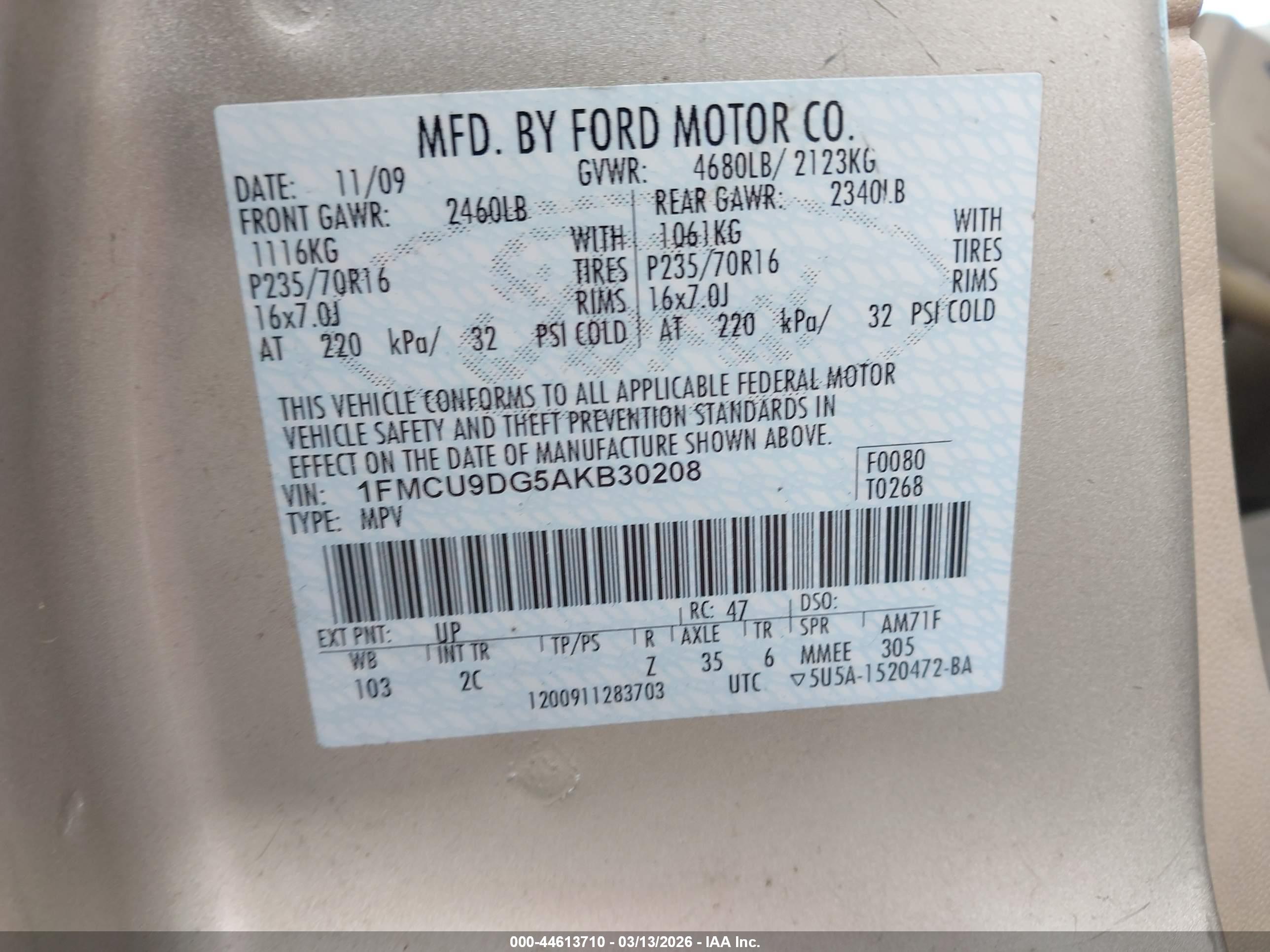 FORD ESCAPE image 9