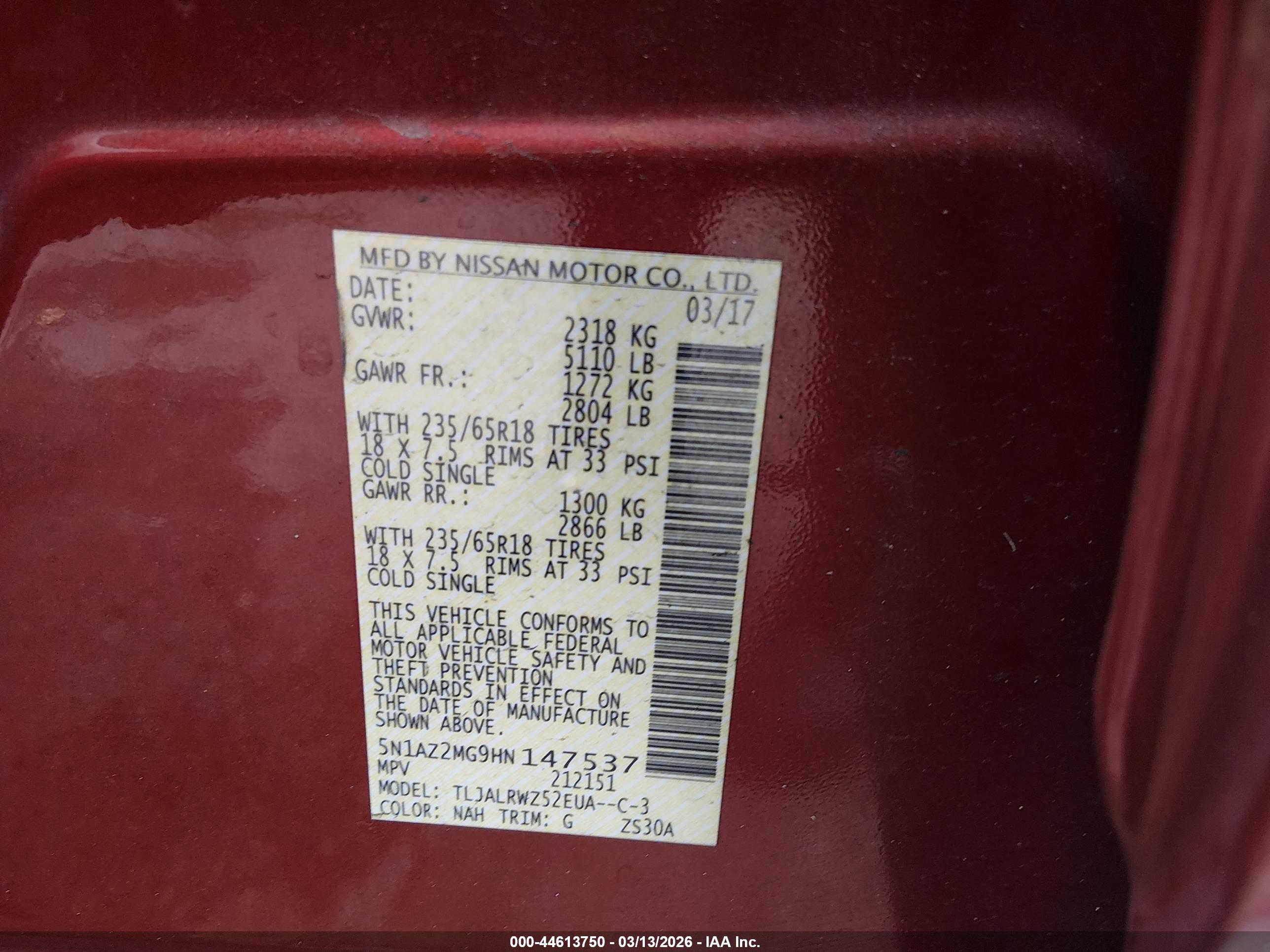 NISSAN MURANO image 9