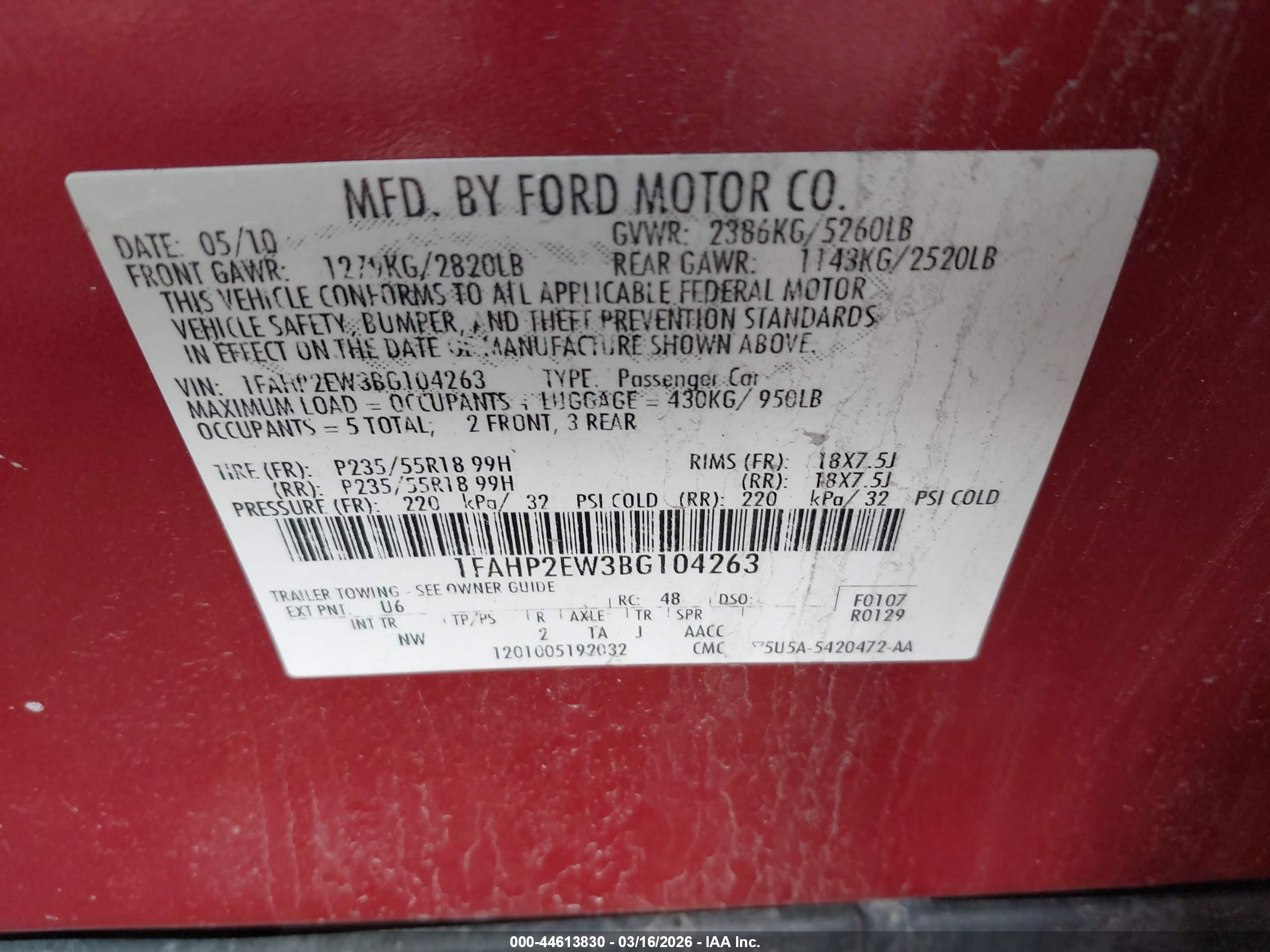 FORD TAURUS image 9