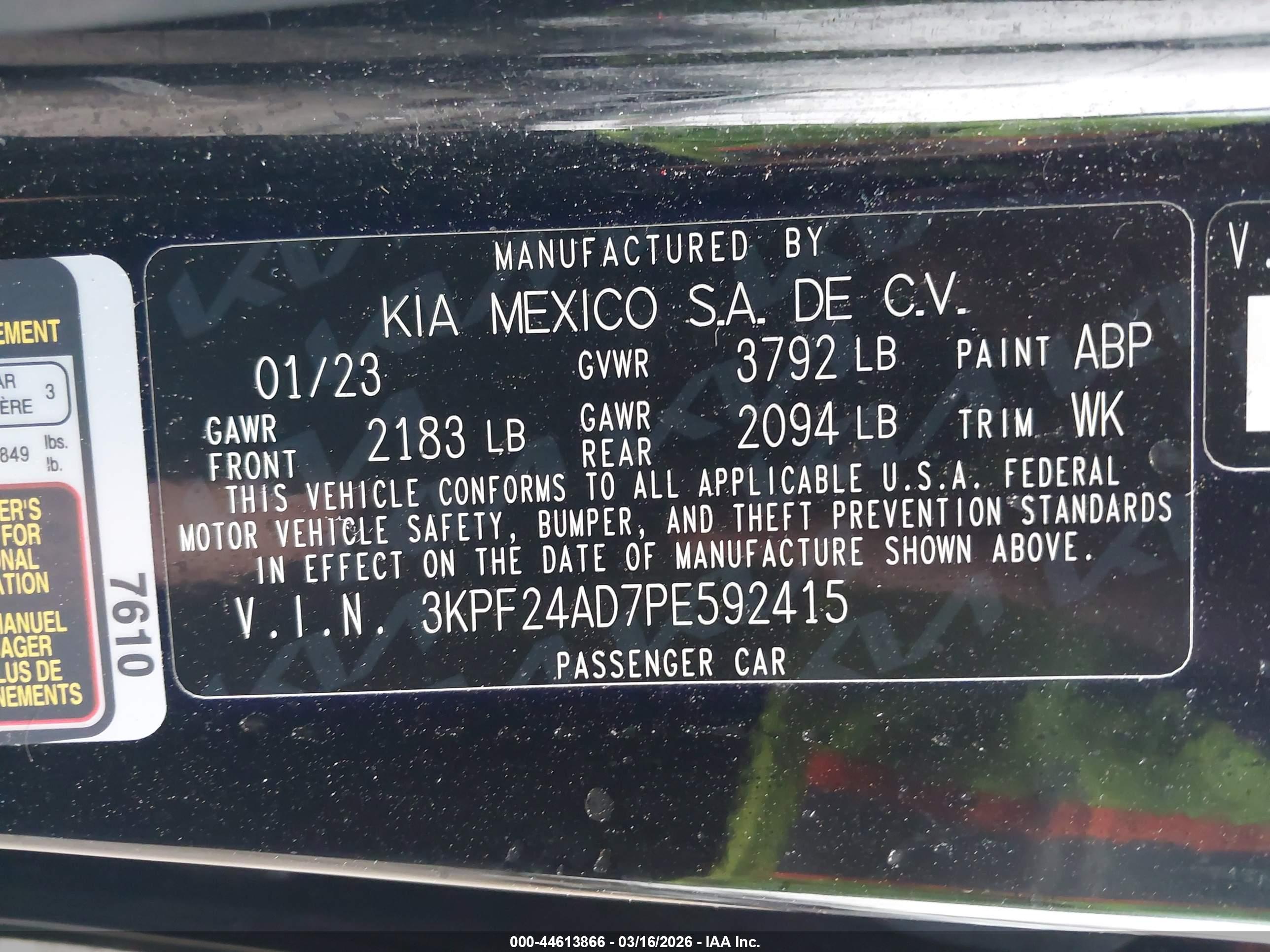 KIA FORTE image 9