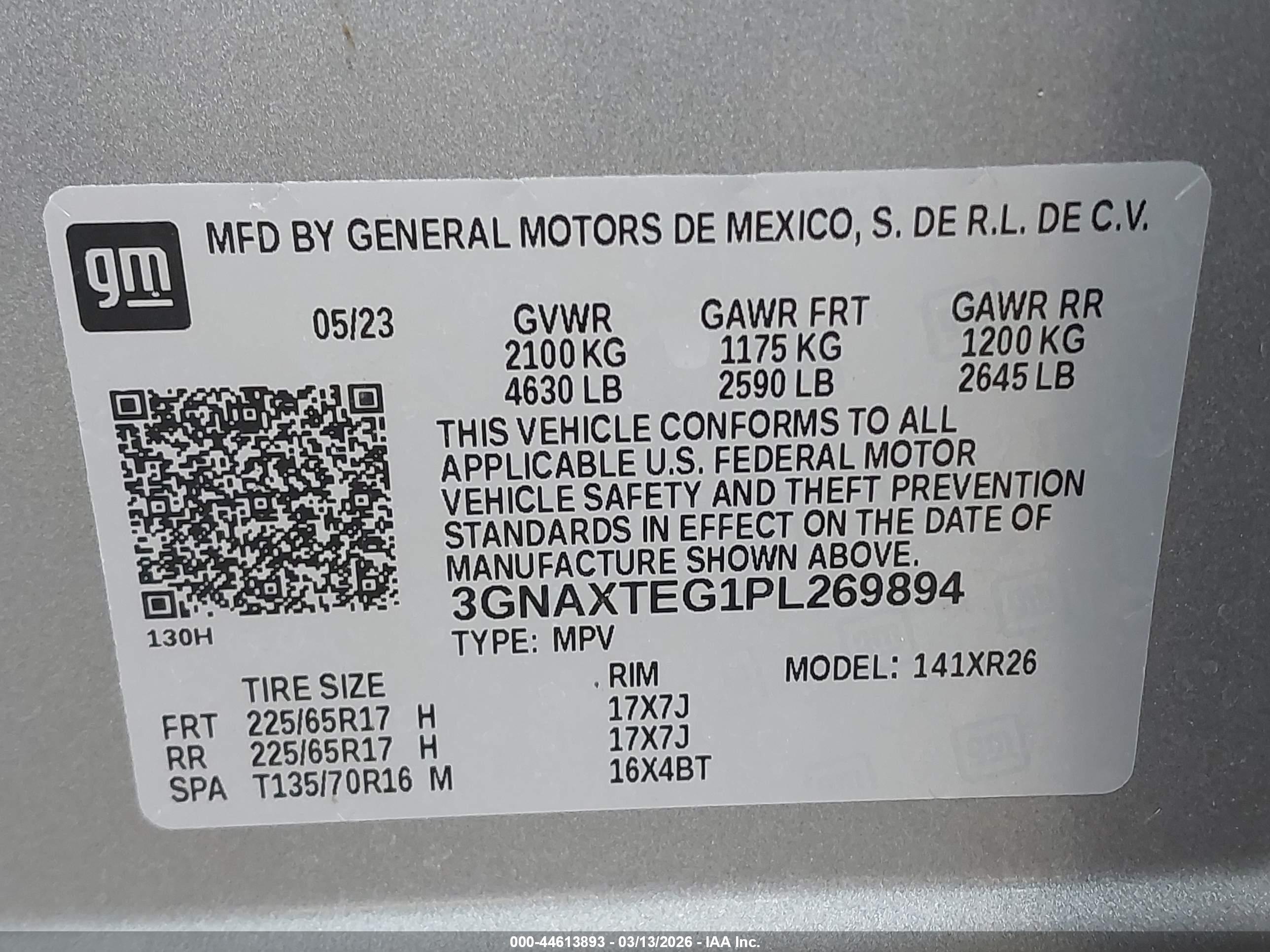 CHEVROLET EQUINOX image 9