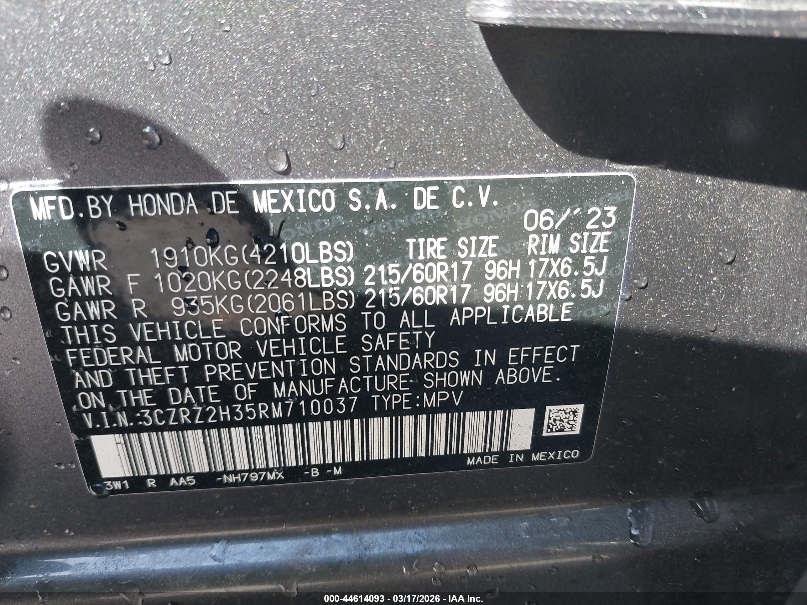HONDA HR-V image 9