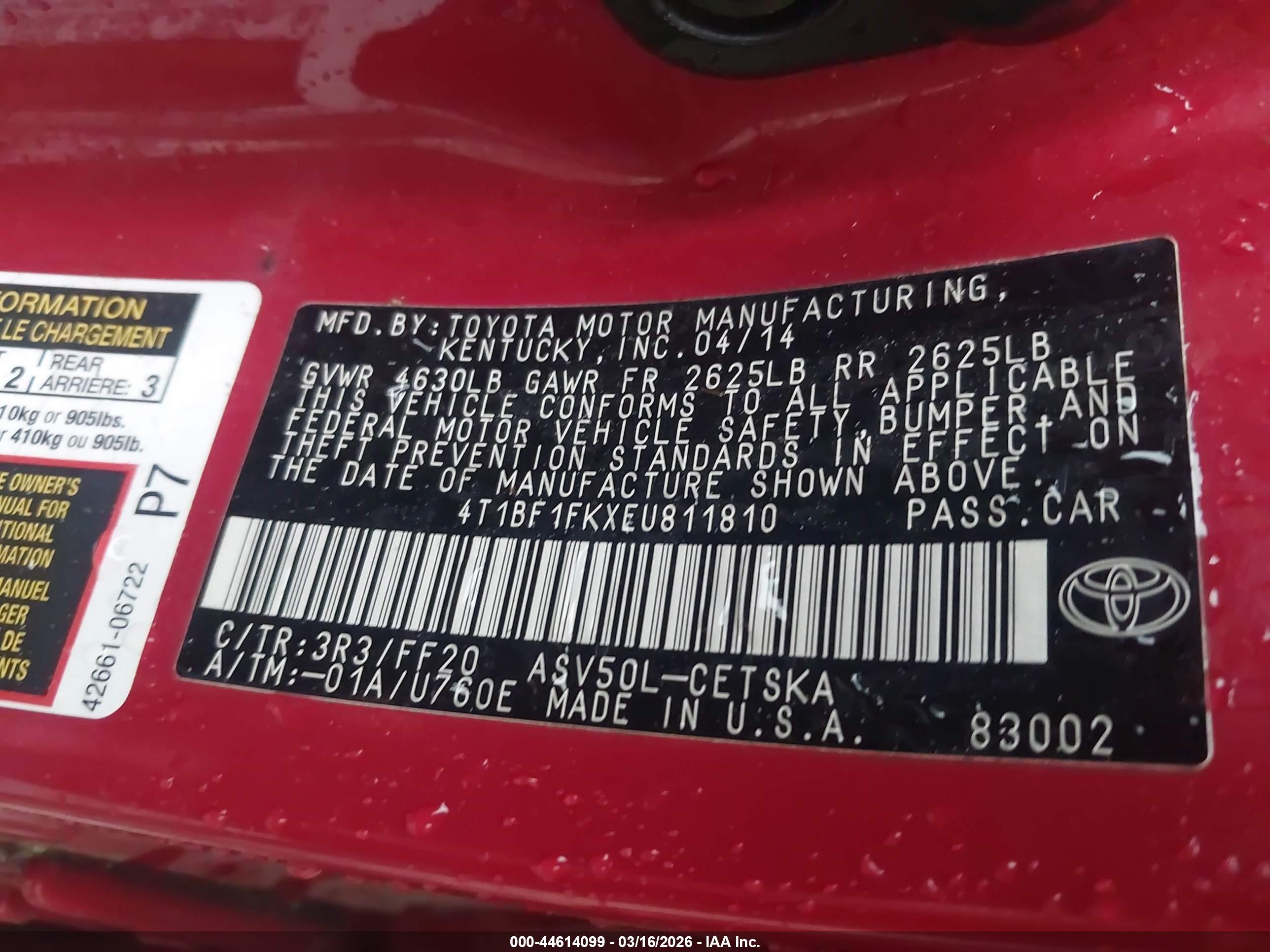TOYOTA CAMRY image 9