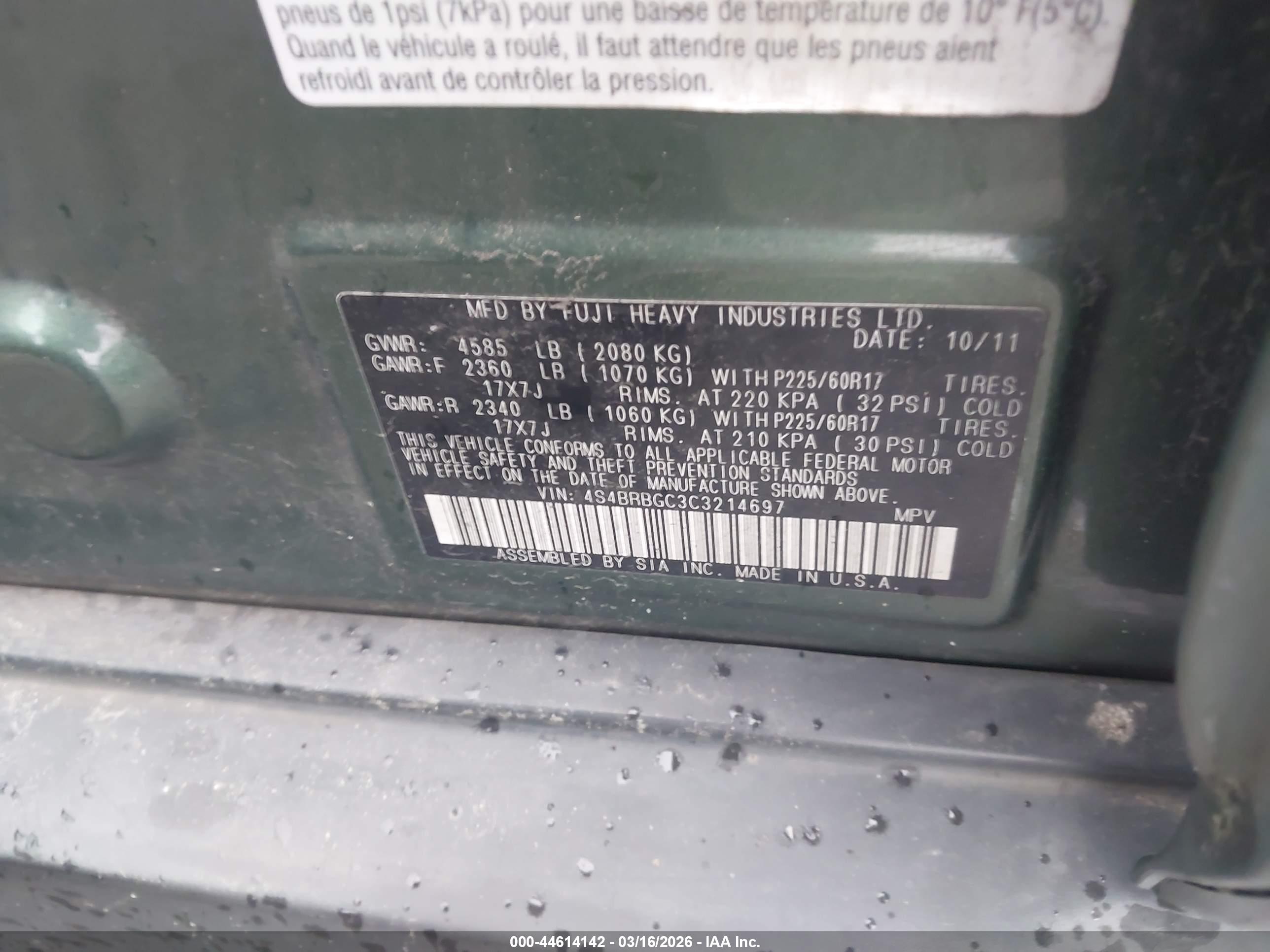 SUBARU OUTBACK image 9