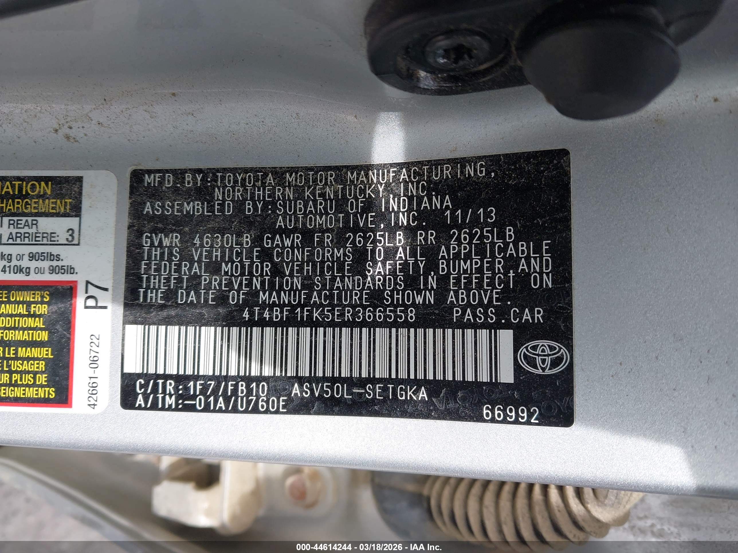 TOYOTA CAMRY image 9
