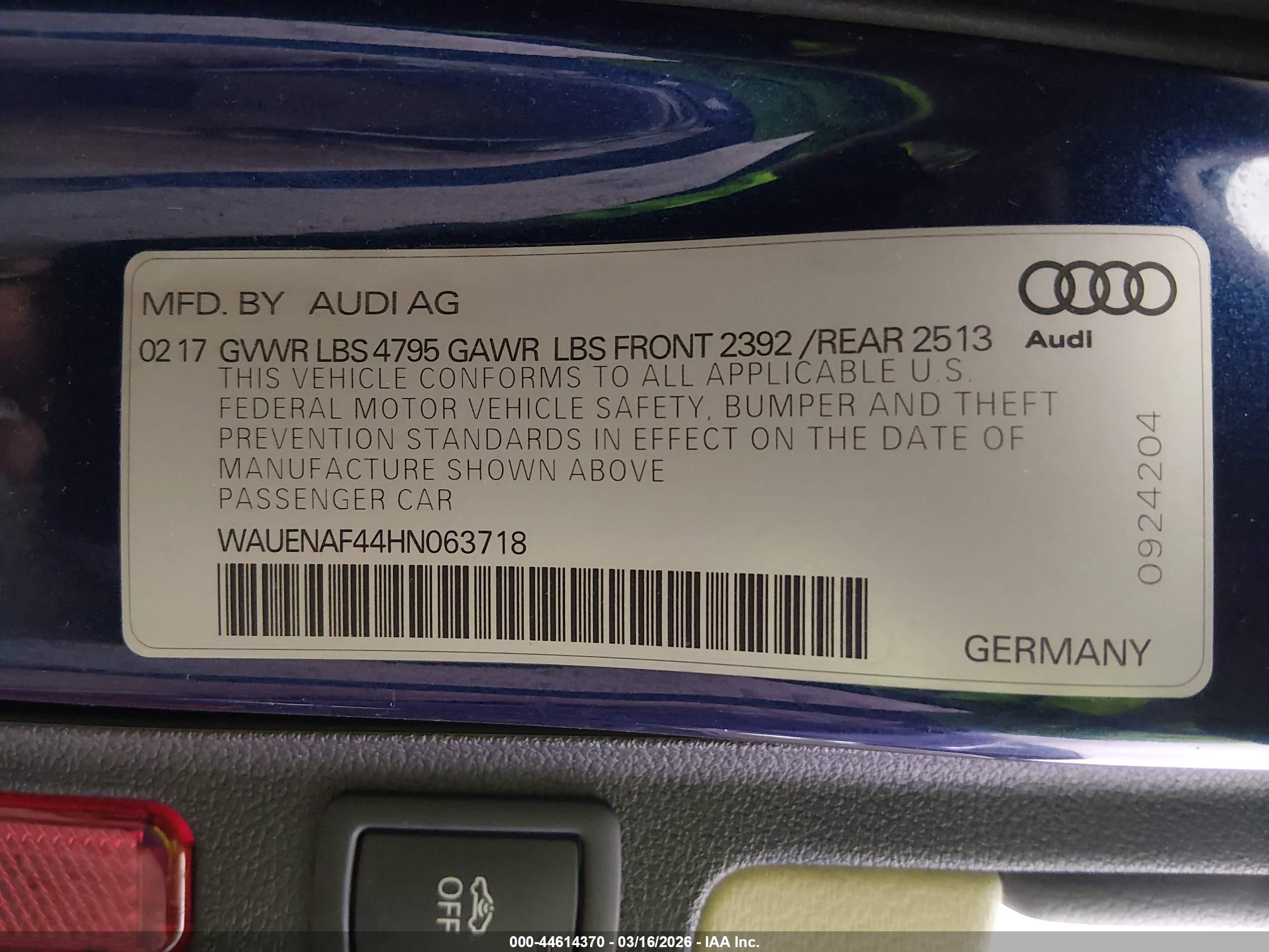 AUDI A4 image 9