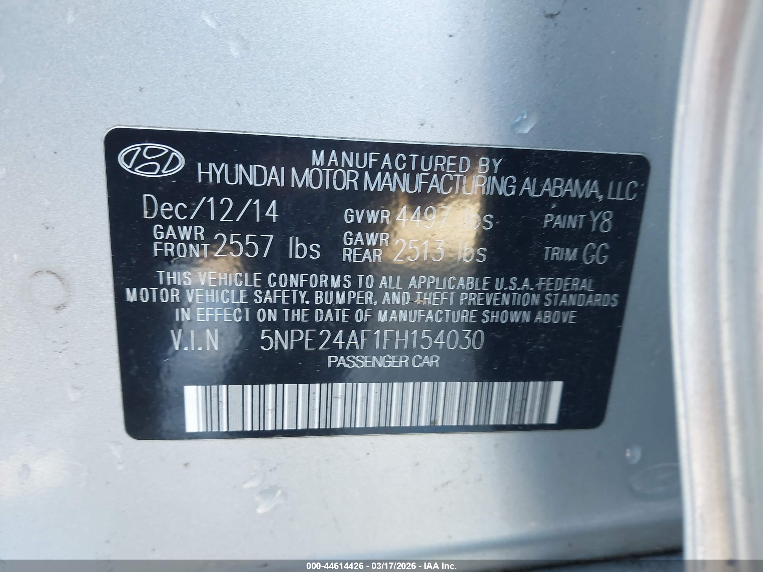 HYUNDAI SONATA image 9