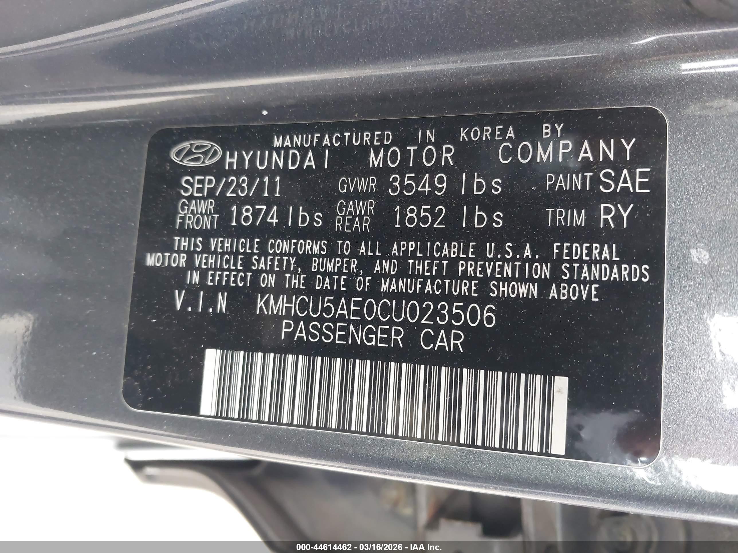 HYUNDAI ACCENT image 9