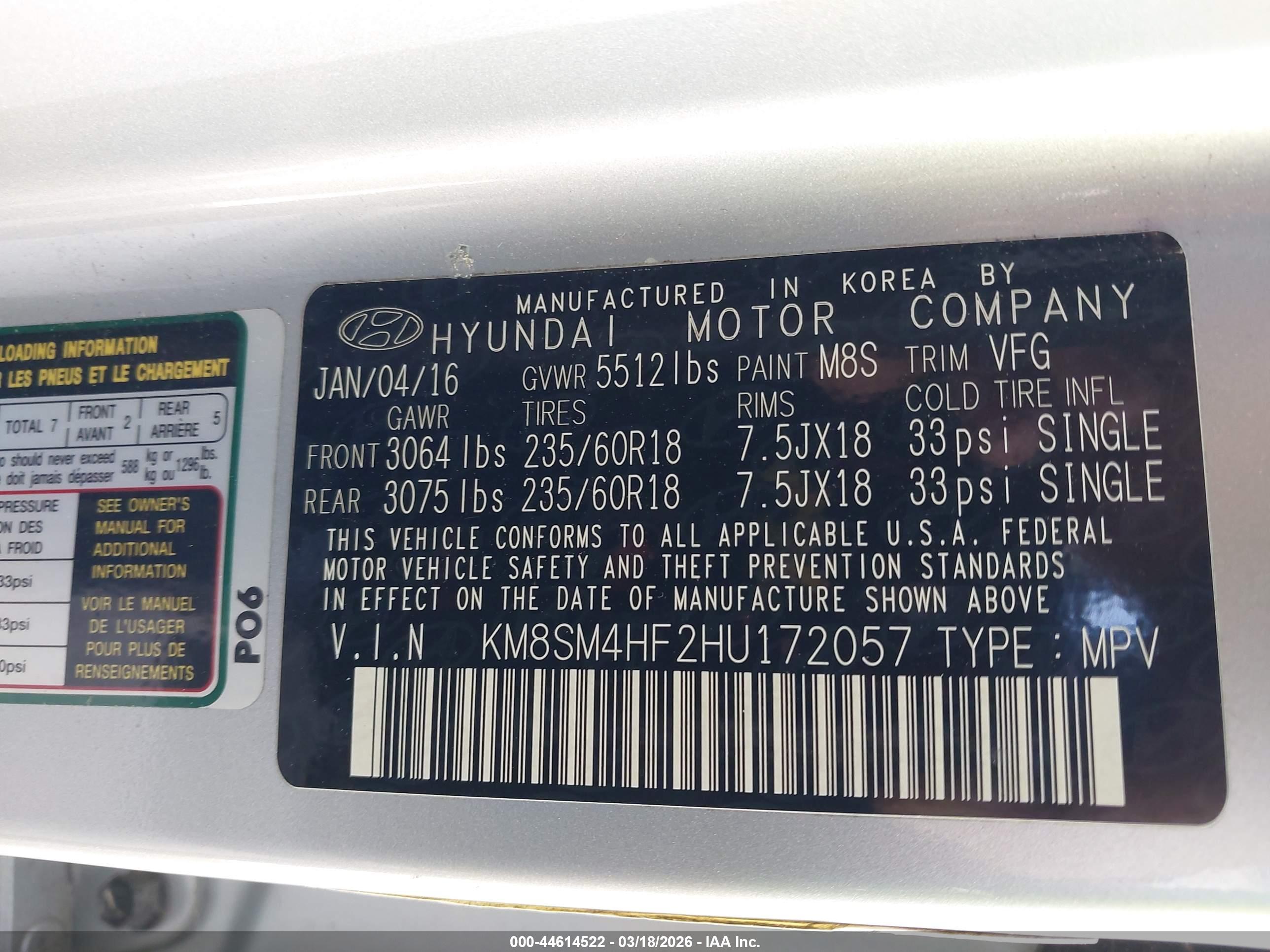 HYUNDAI SANTA image 9