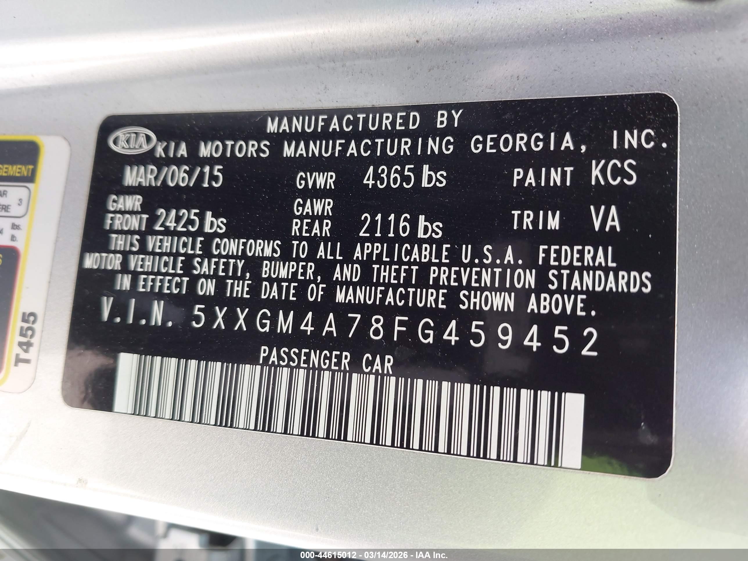 KIA OPTIMA image 9