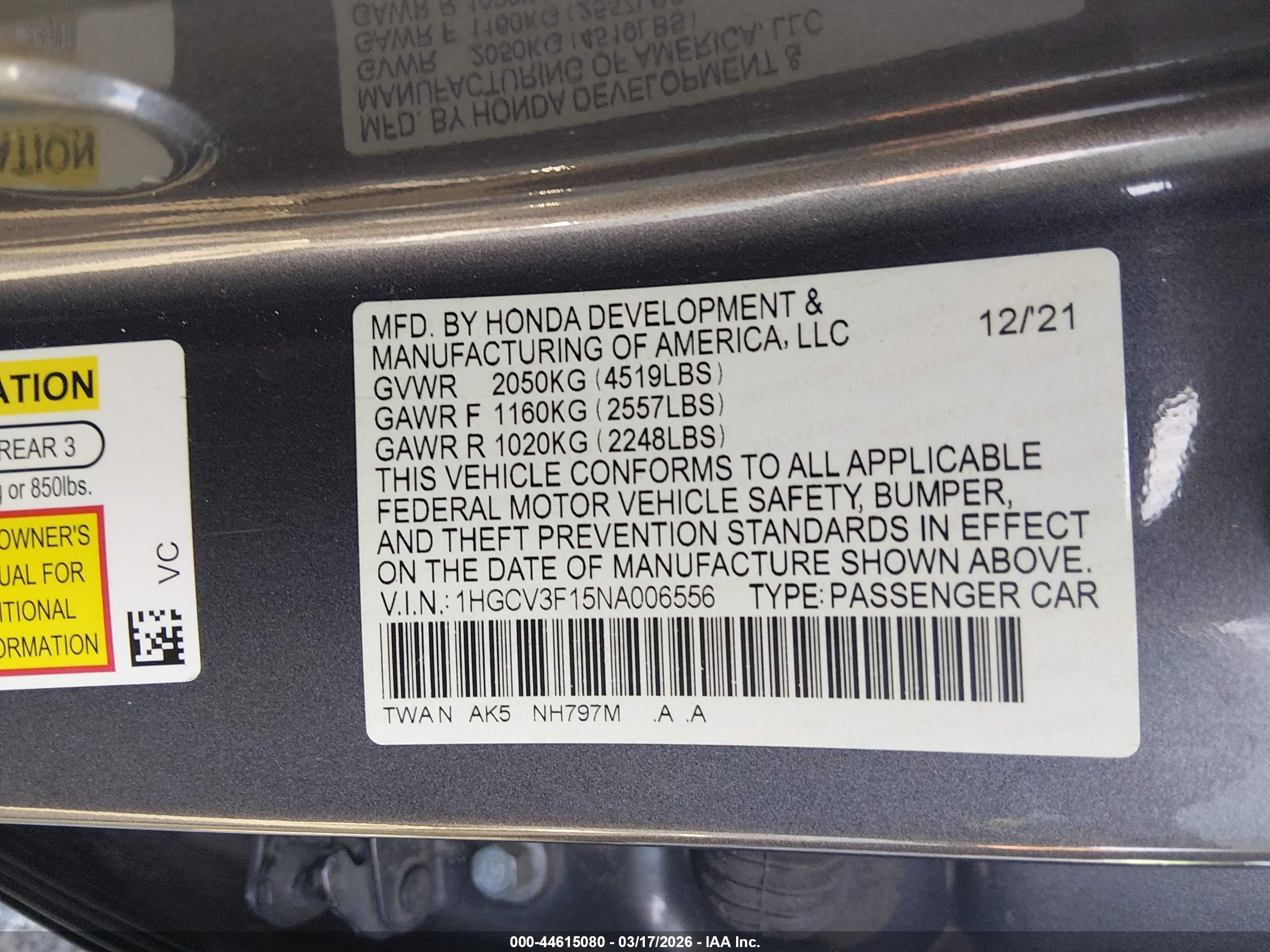 HONDA ACCORD image 9