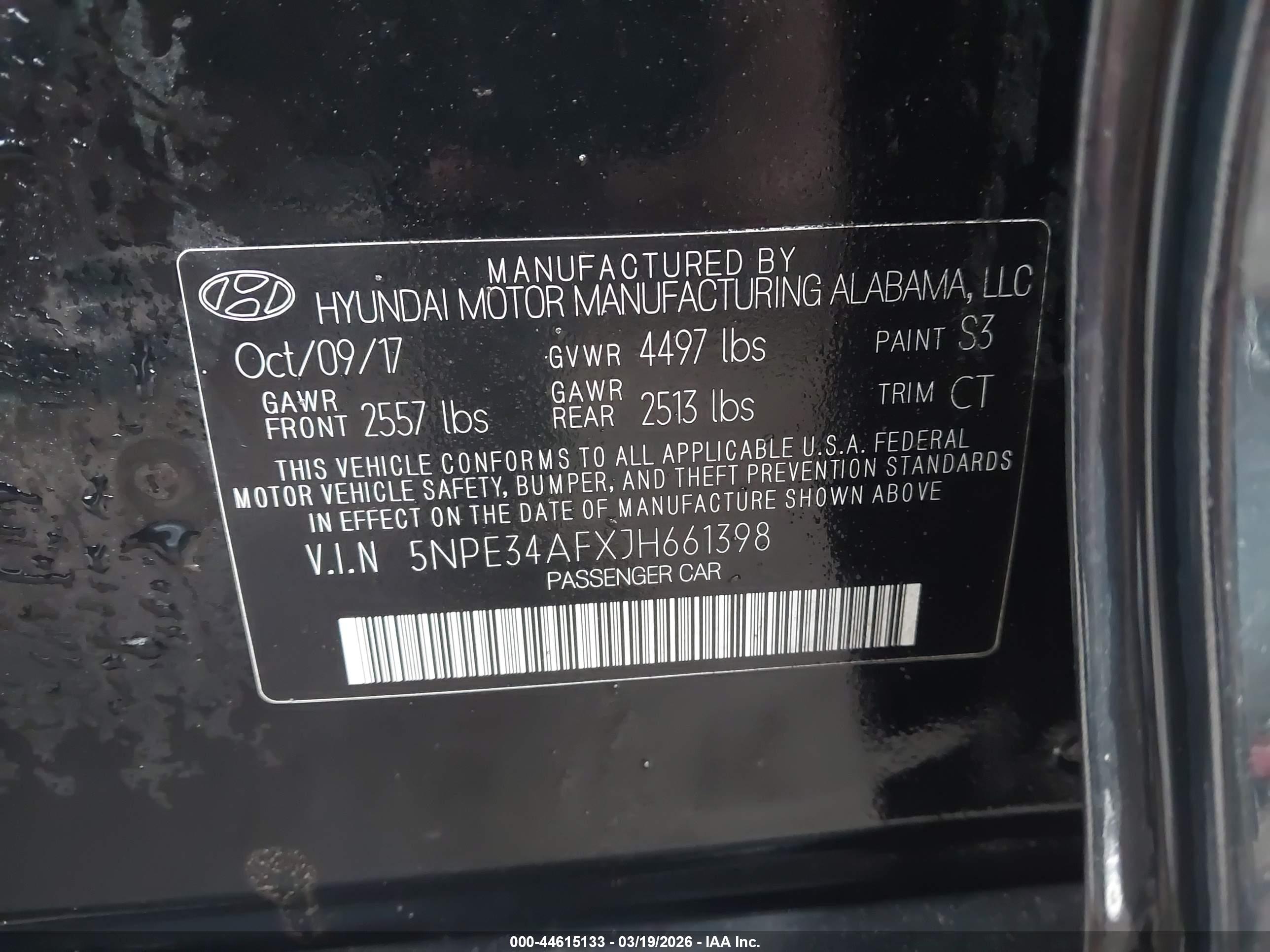 HYUNDAI SONATA image 9