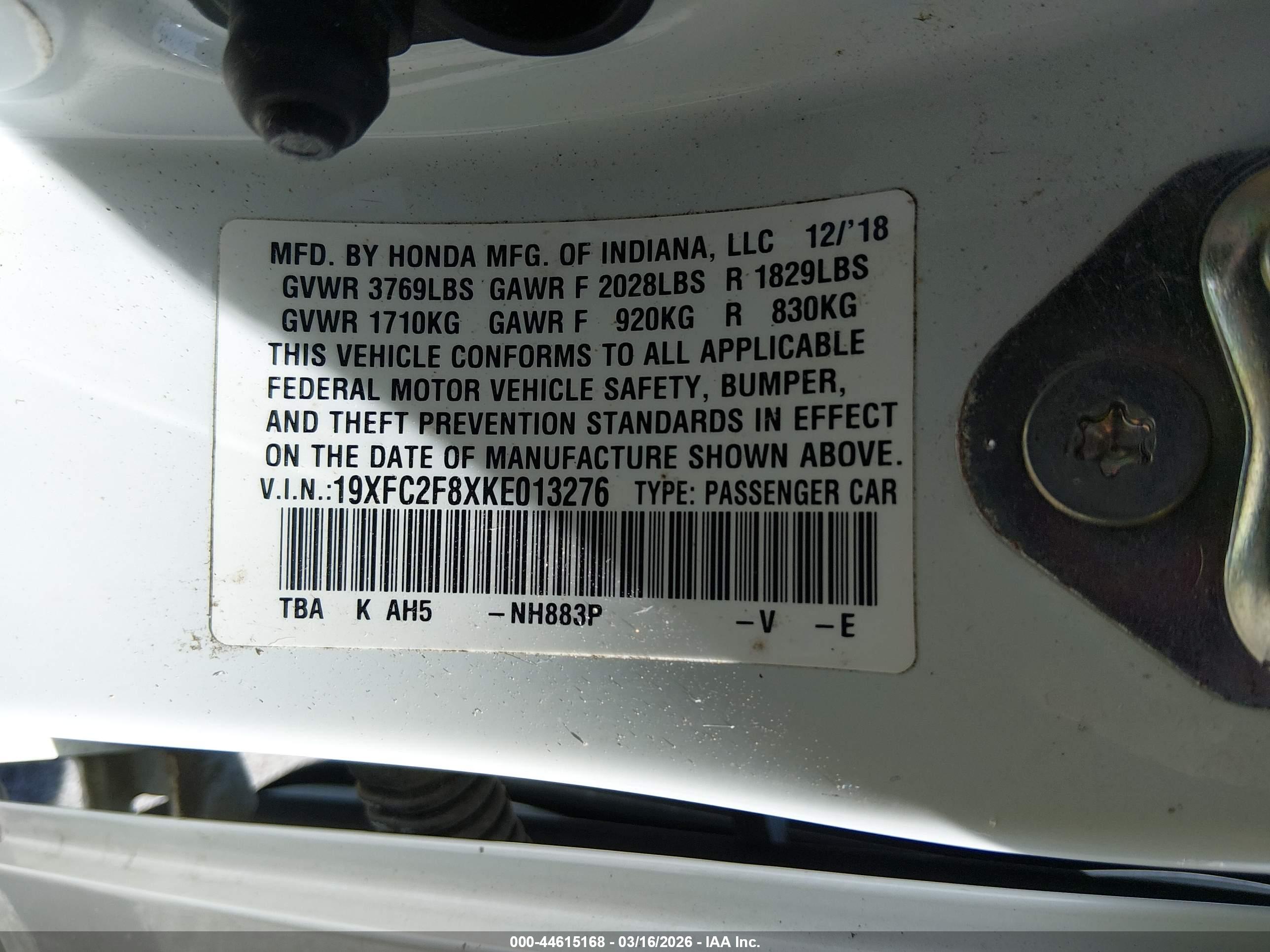 HONDA CIVIC image 9