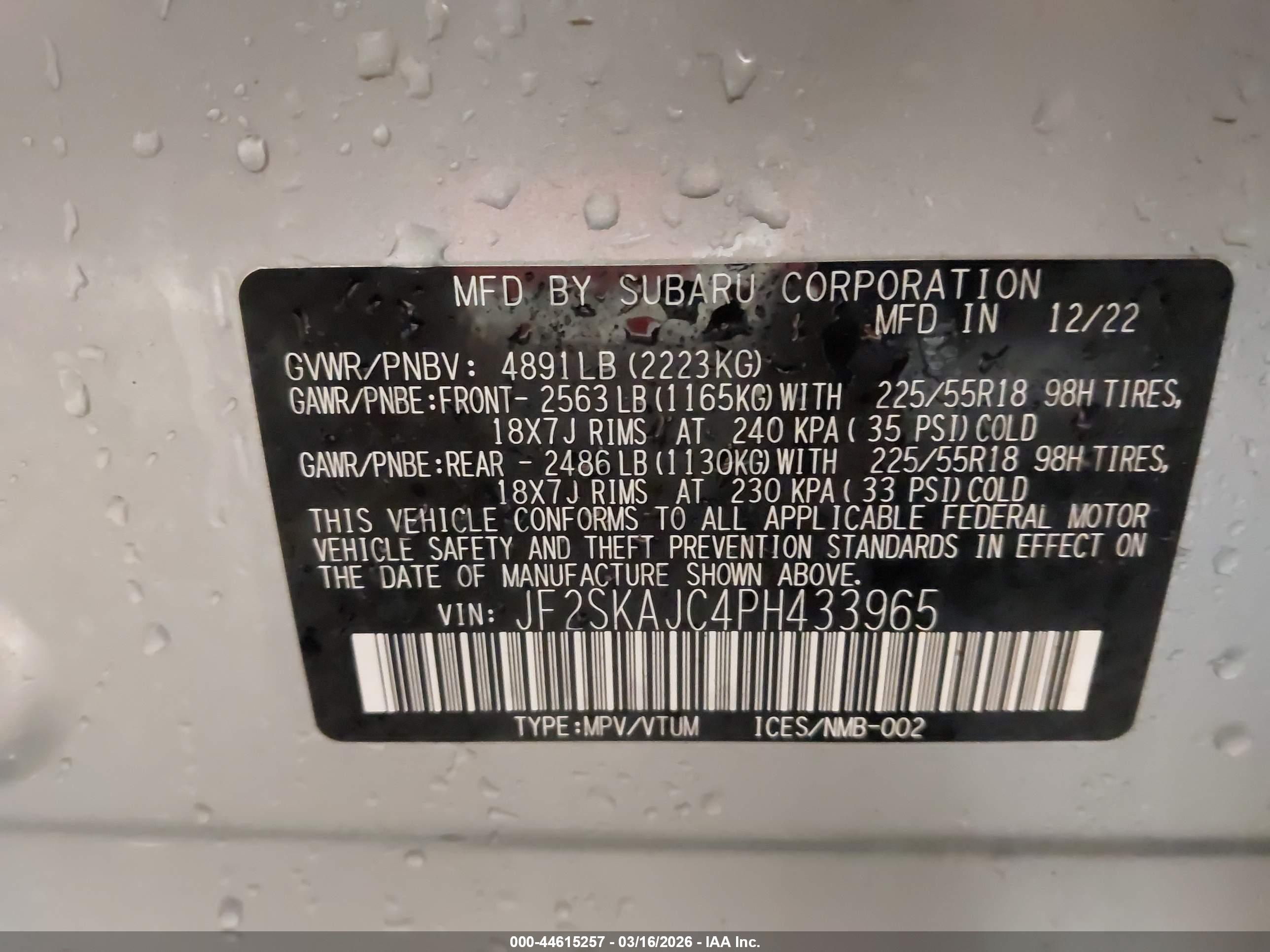 SUBARU FORESTER image 9