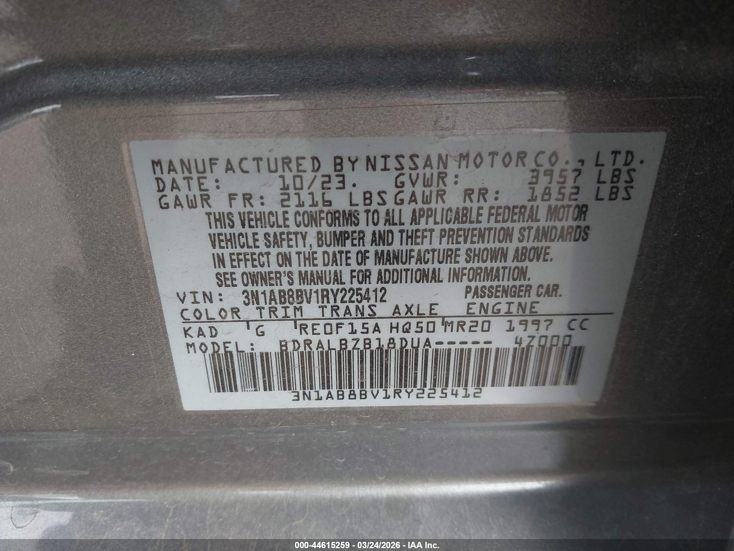 NISSAN SENTRA image 9
