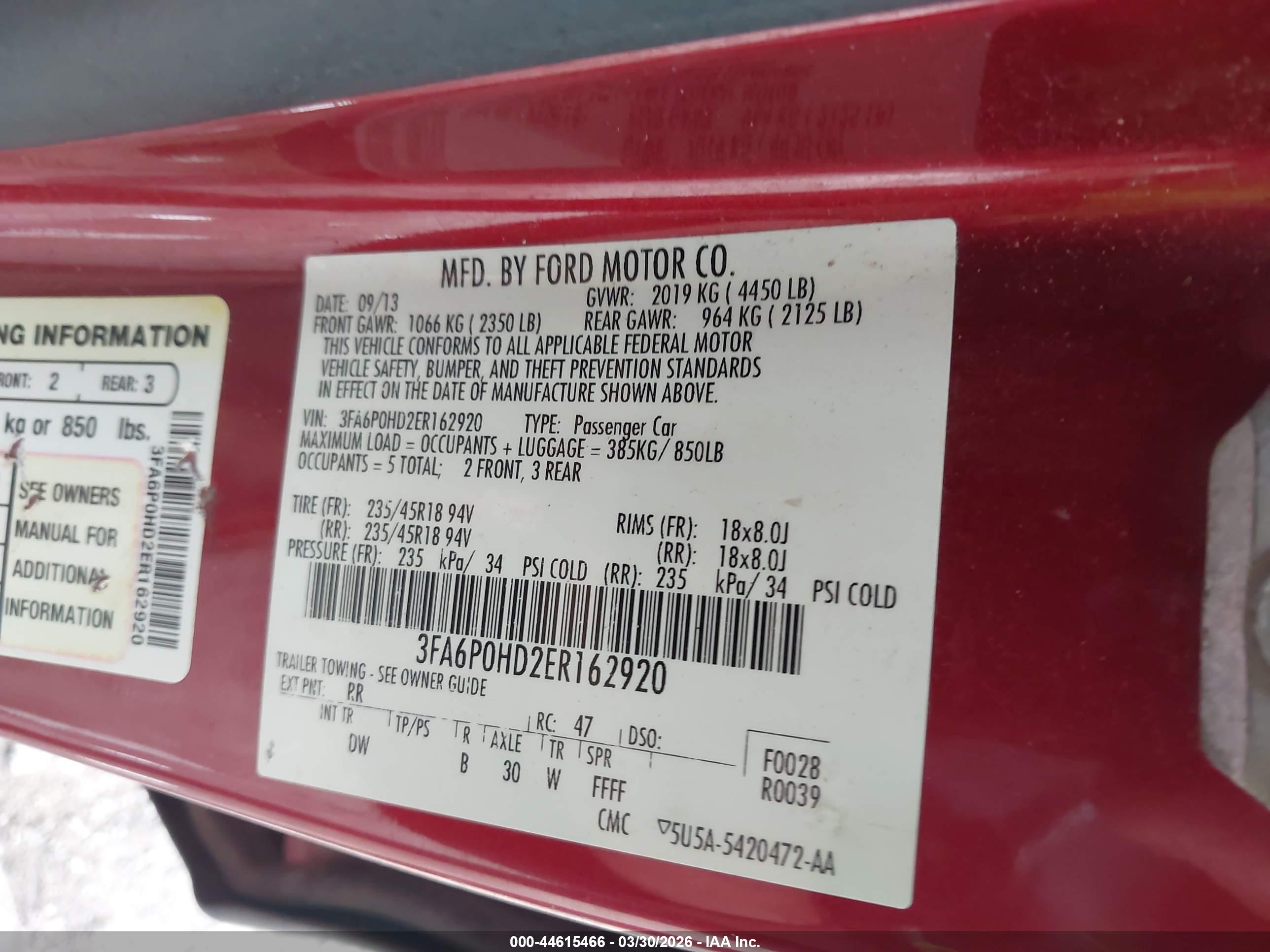 FORD FUSION image 9