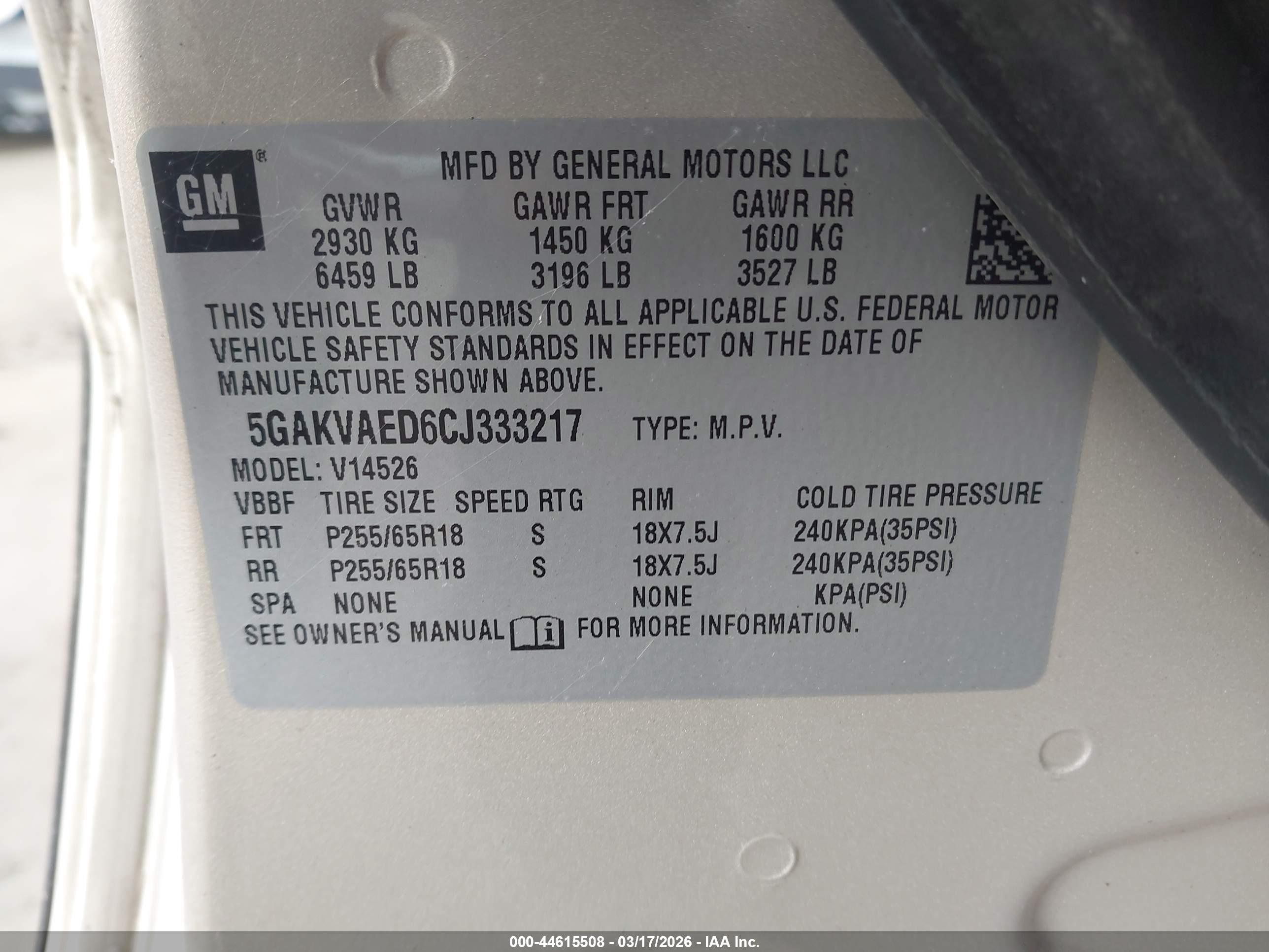 BUICK ENCLAVE image 9