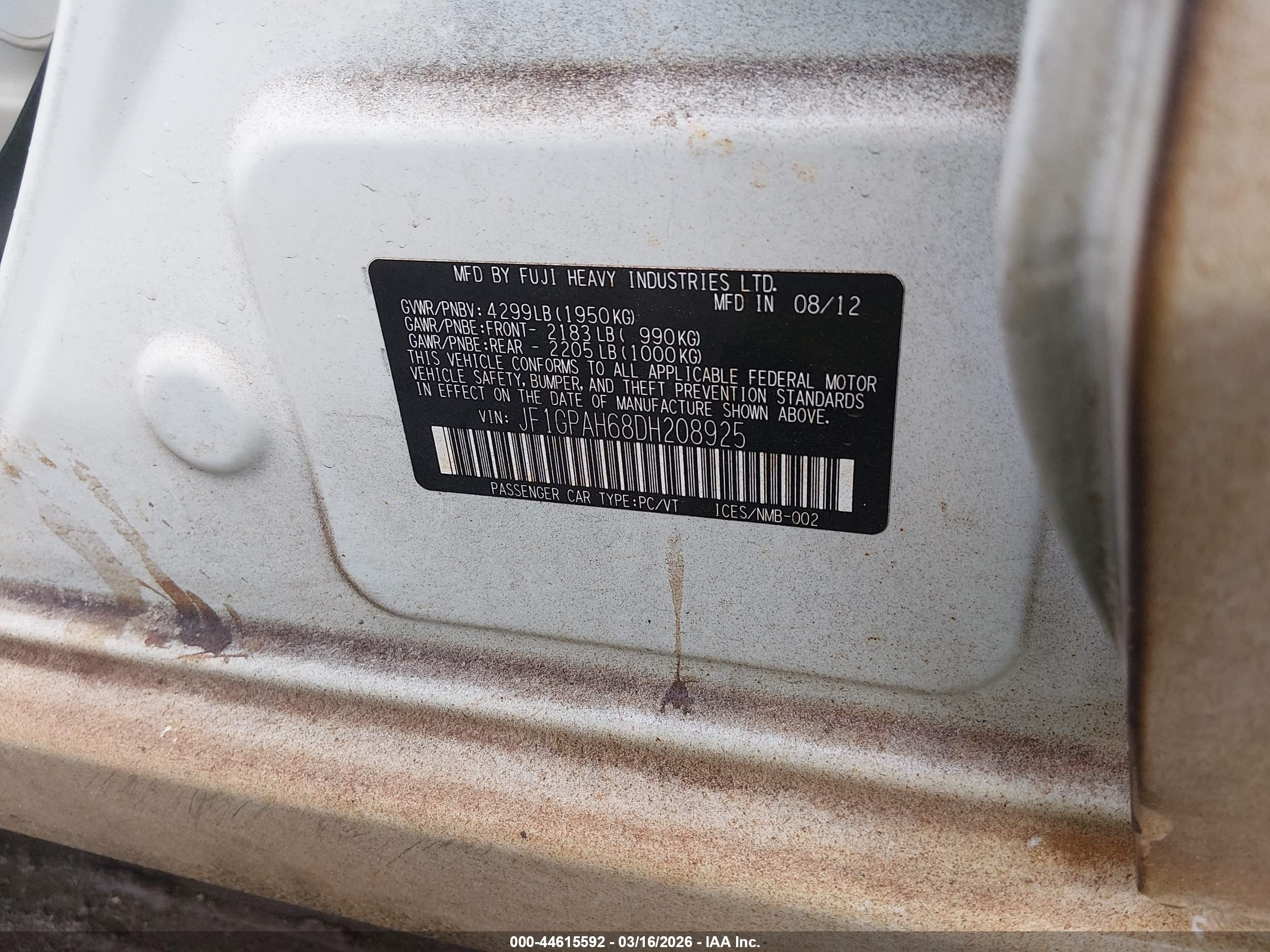 SUBARU IMPREZA image 9