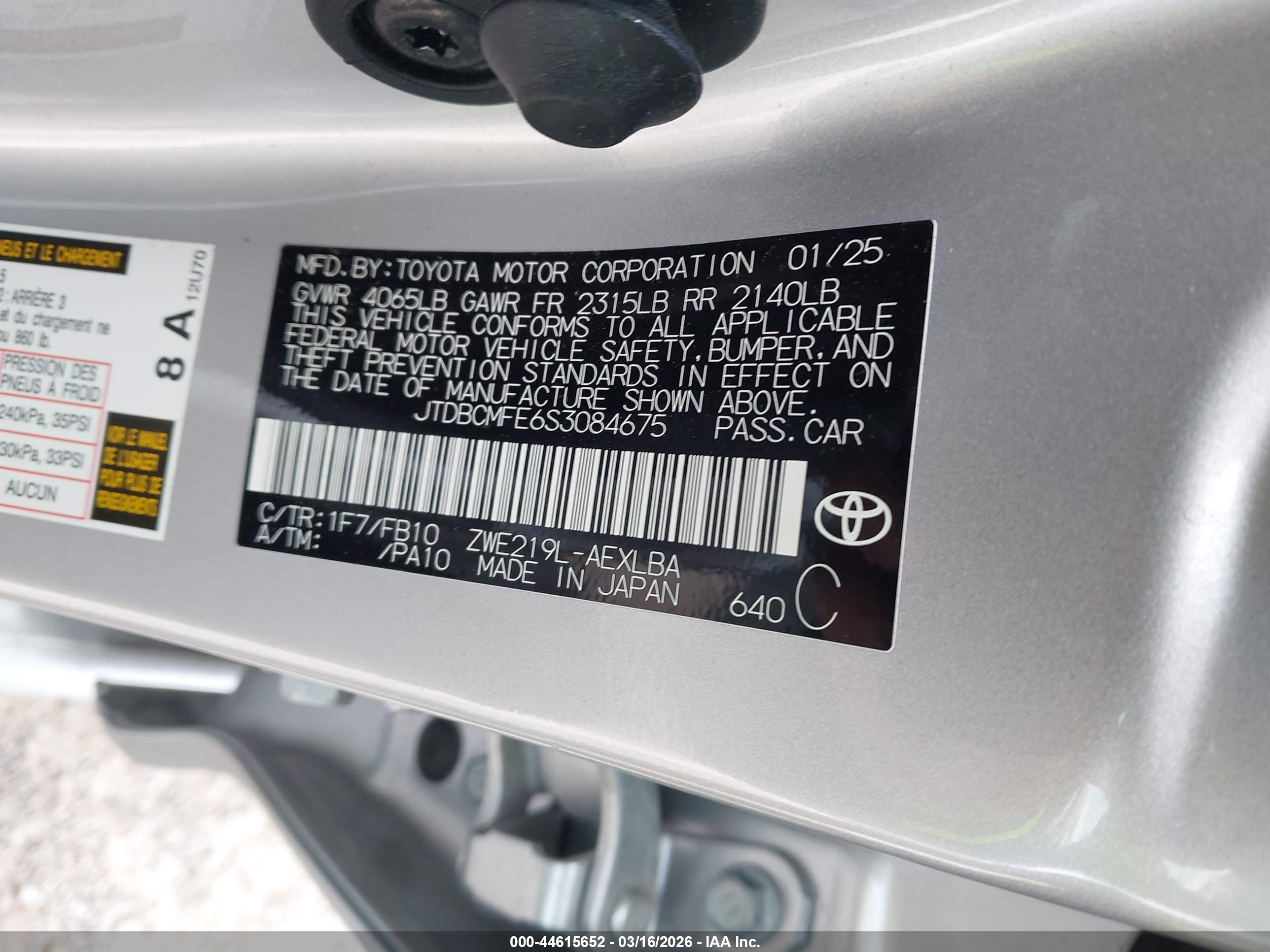 TOYOTA COROLLA image 9