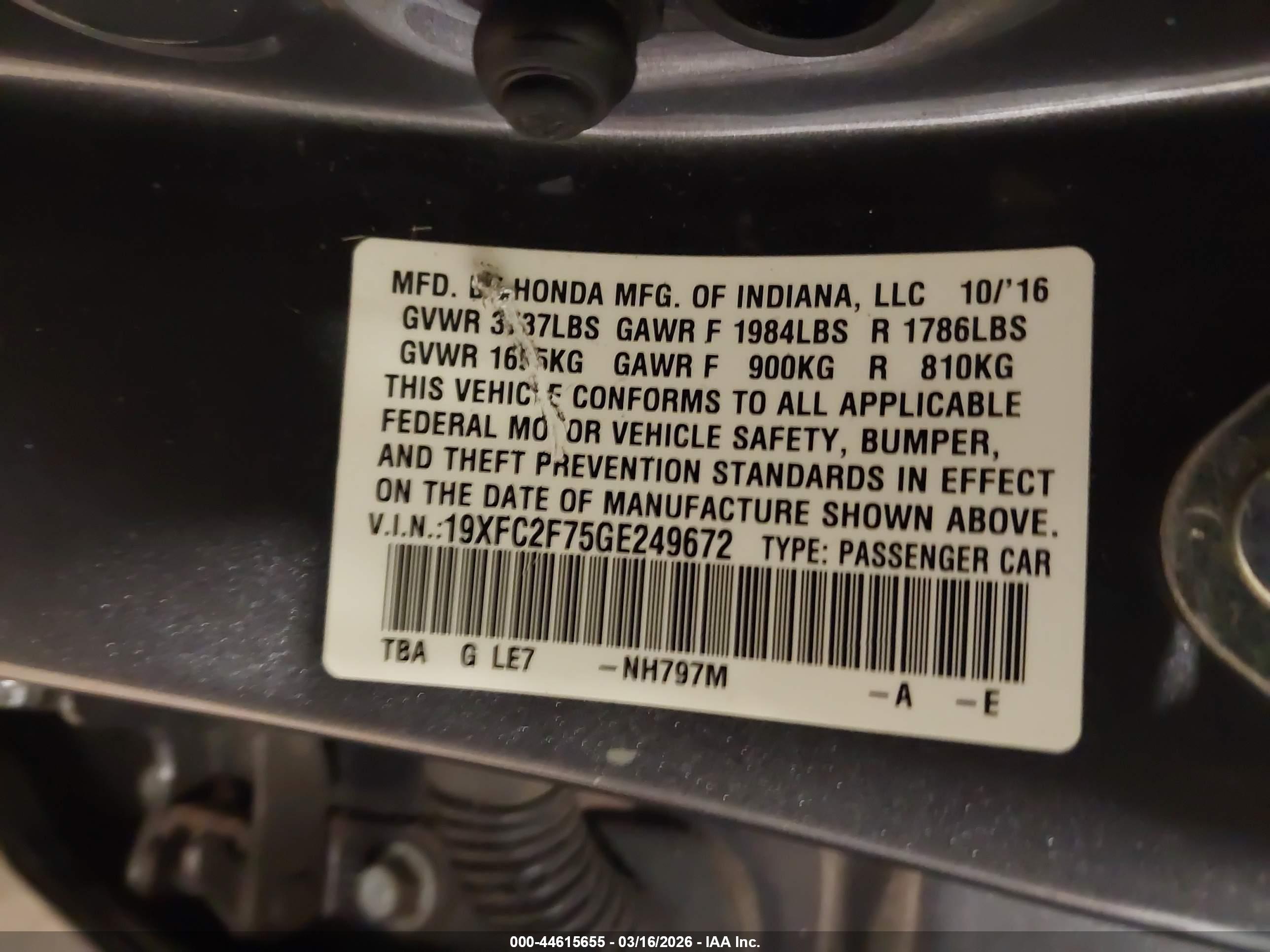 HONDA CIVIC image 9