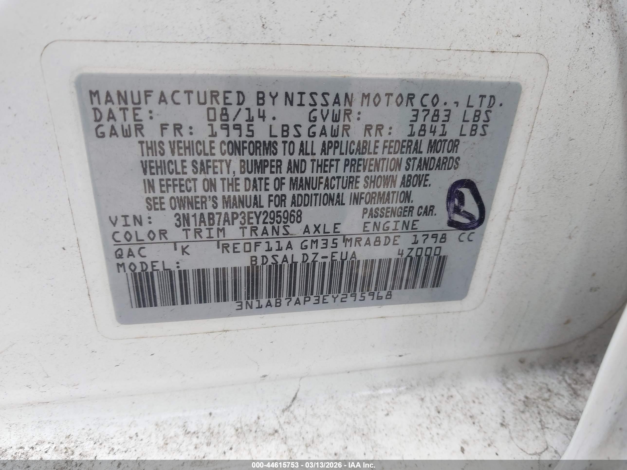 NISSAN SENTRA image 9
