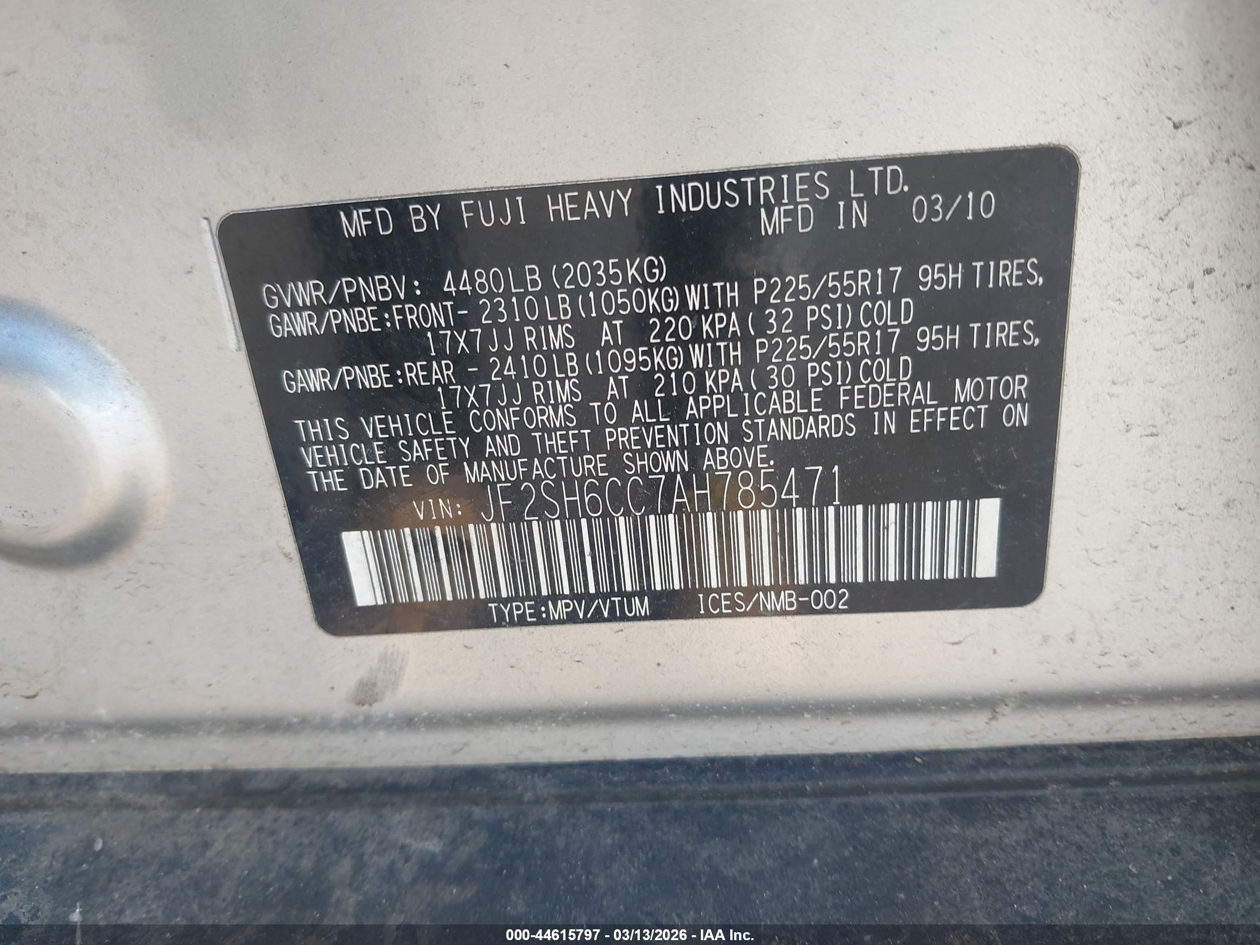 SUBARU FORESTER image 9