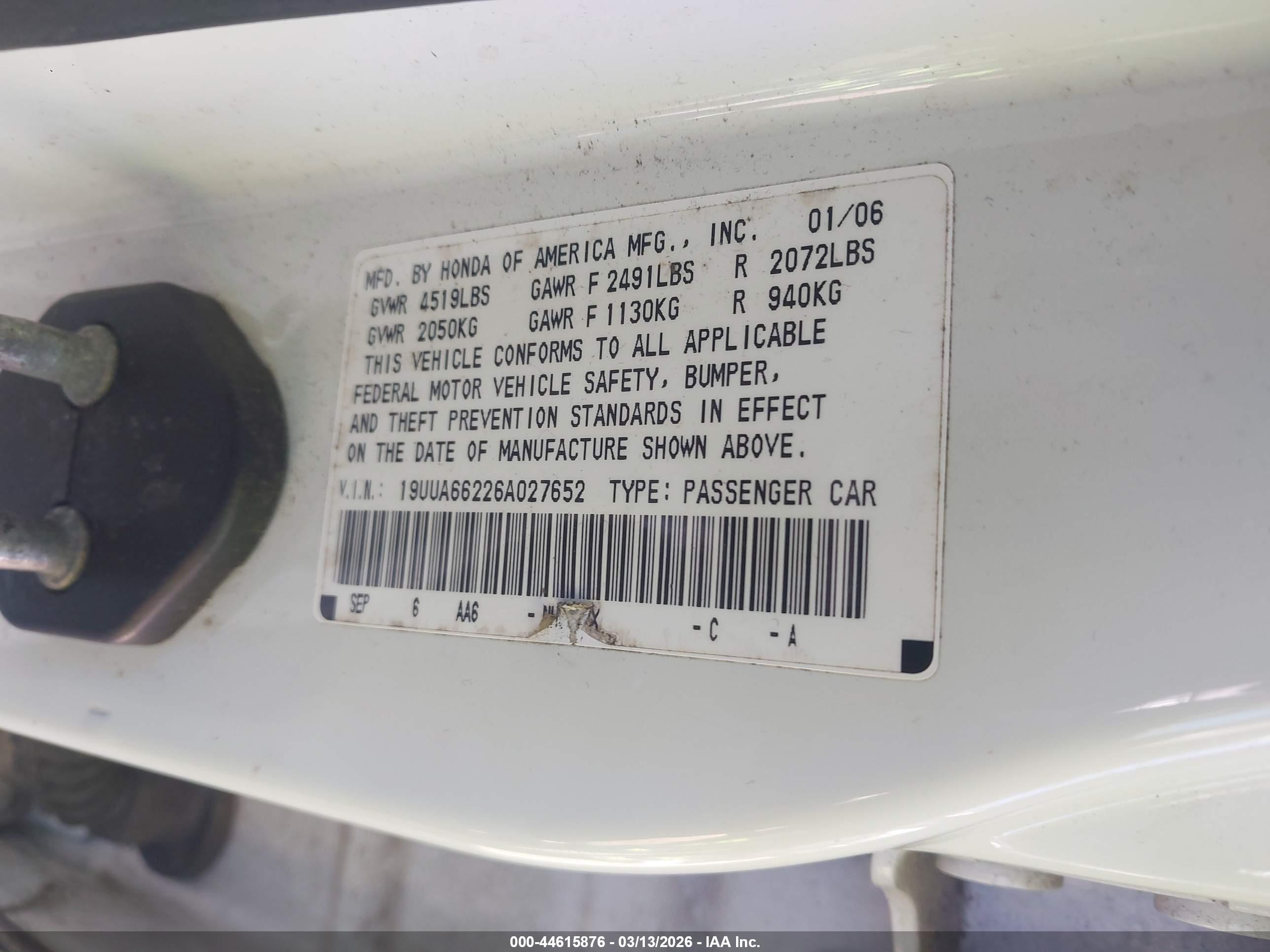 ACURA TL image 9